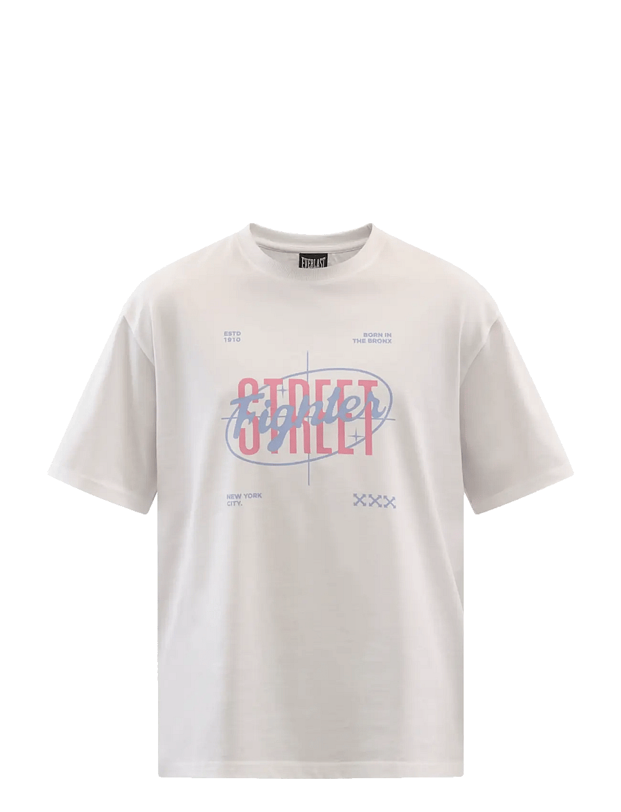 Everlast - Street Fighter Tee - kortärmade t-shirts - white - 0