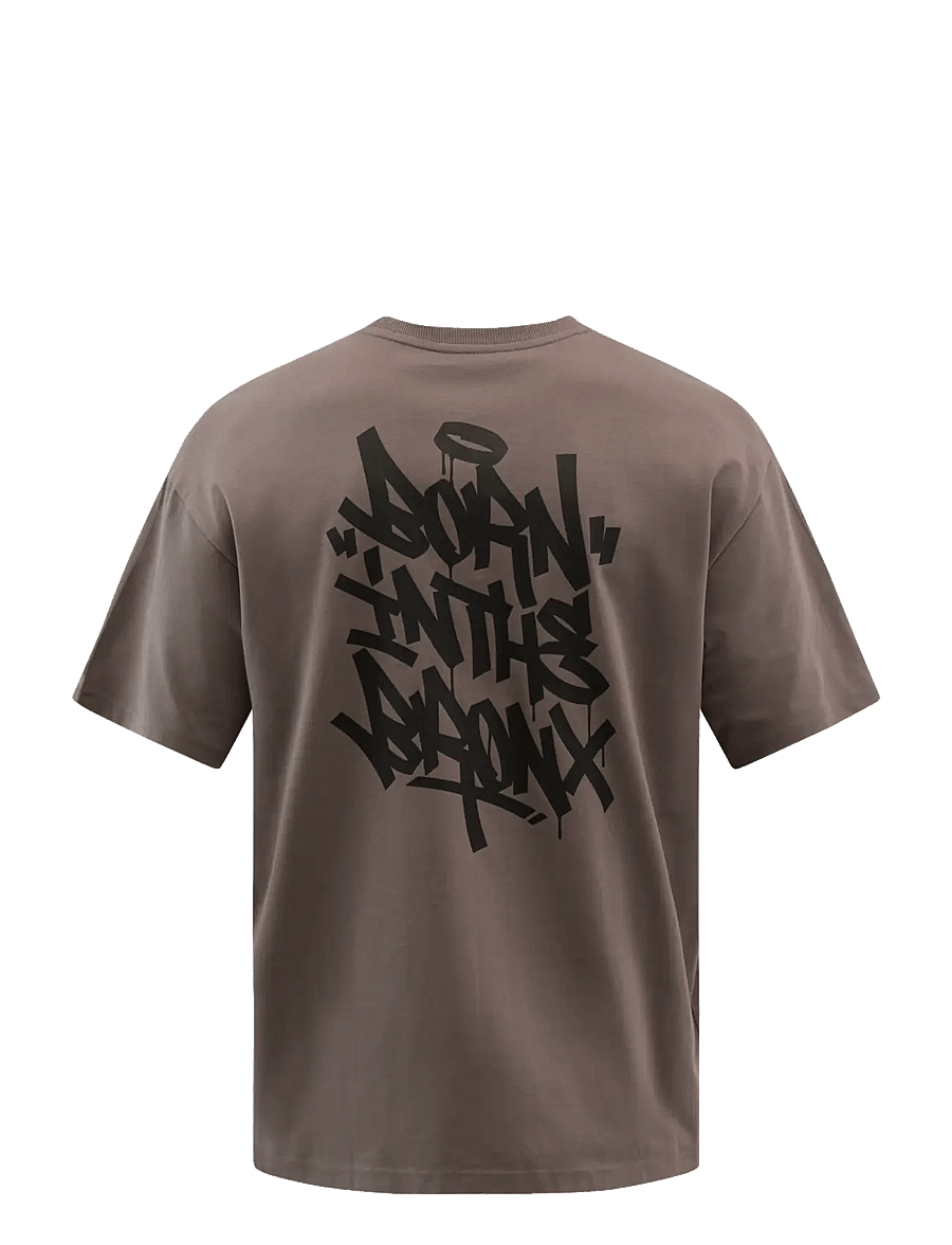 Everlast - Born in the Bronx Tee - kortärmade t-shirts - brown - 1