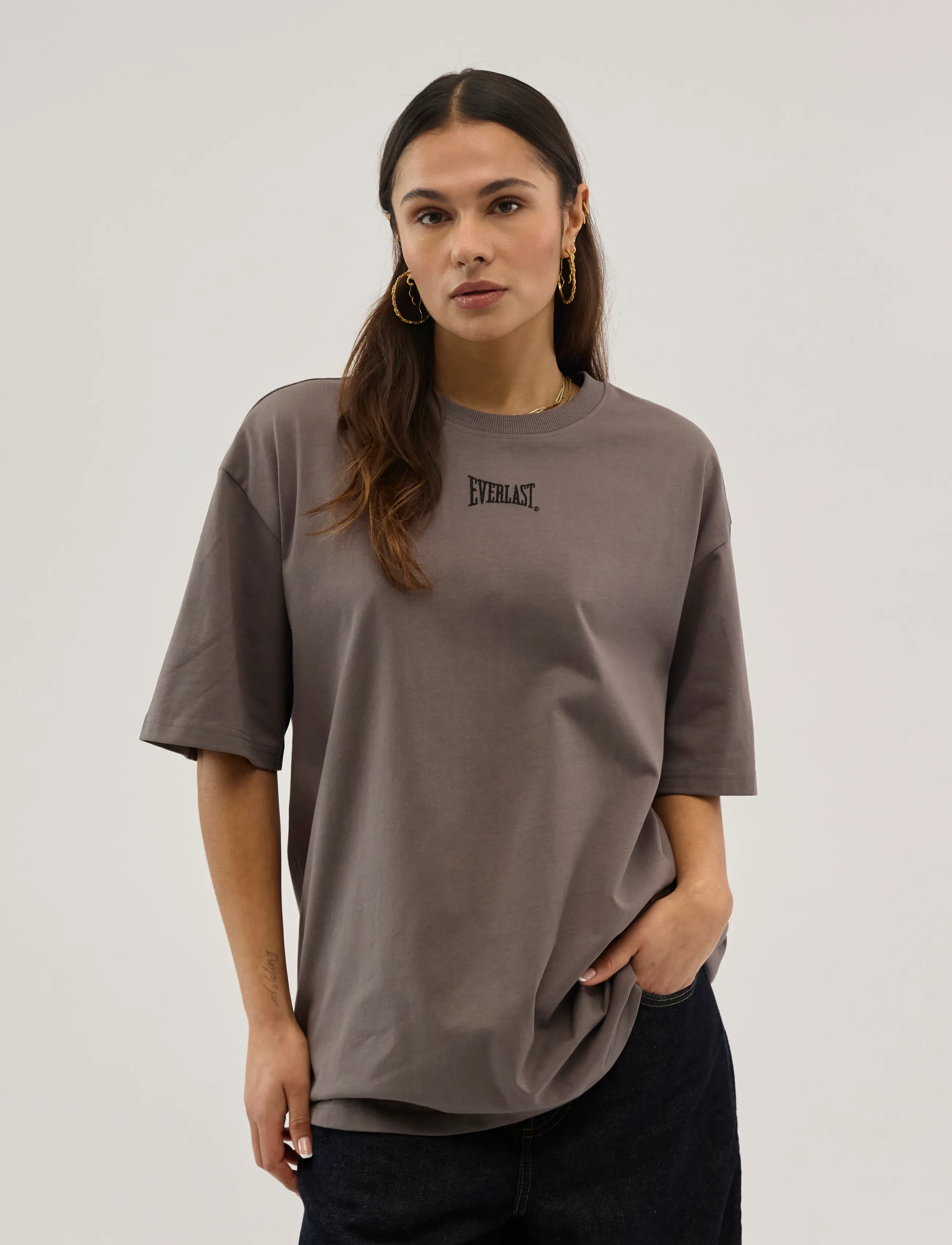 Everlast - Born in the Bronx Tee - kortärmade t-shirts - brown - 3