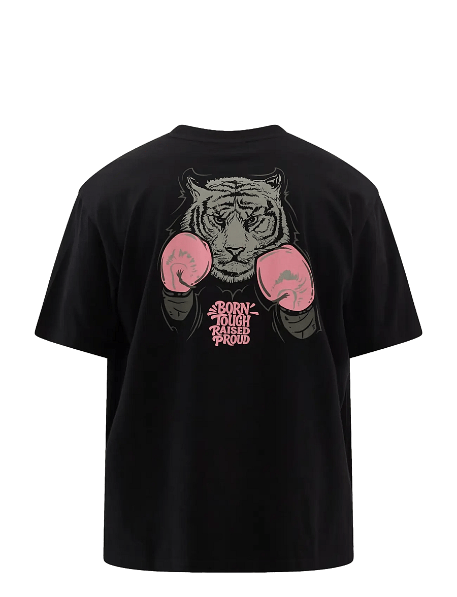 Everlast - Tiger Tee - kortärmade t-shirts - black - 1