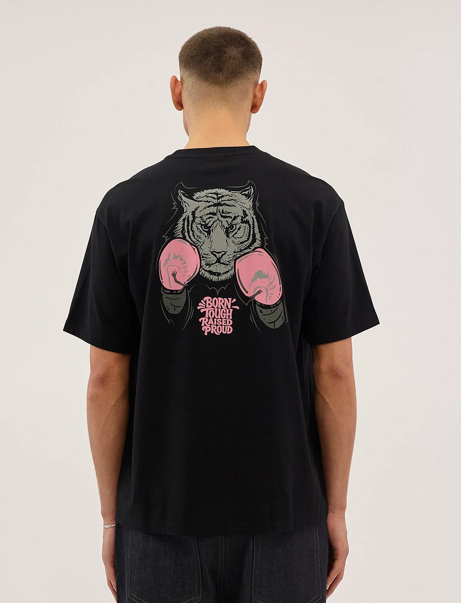 Everlast - Tiger Tee - kortärmade t-shirts - black - 4