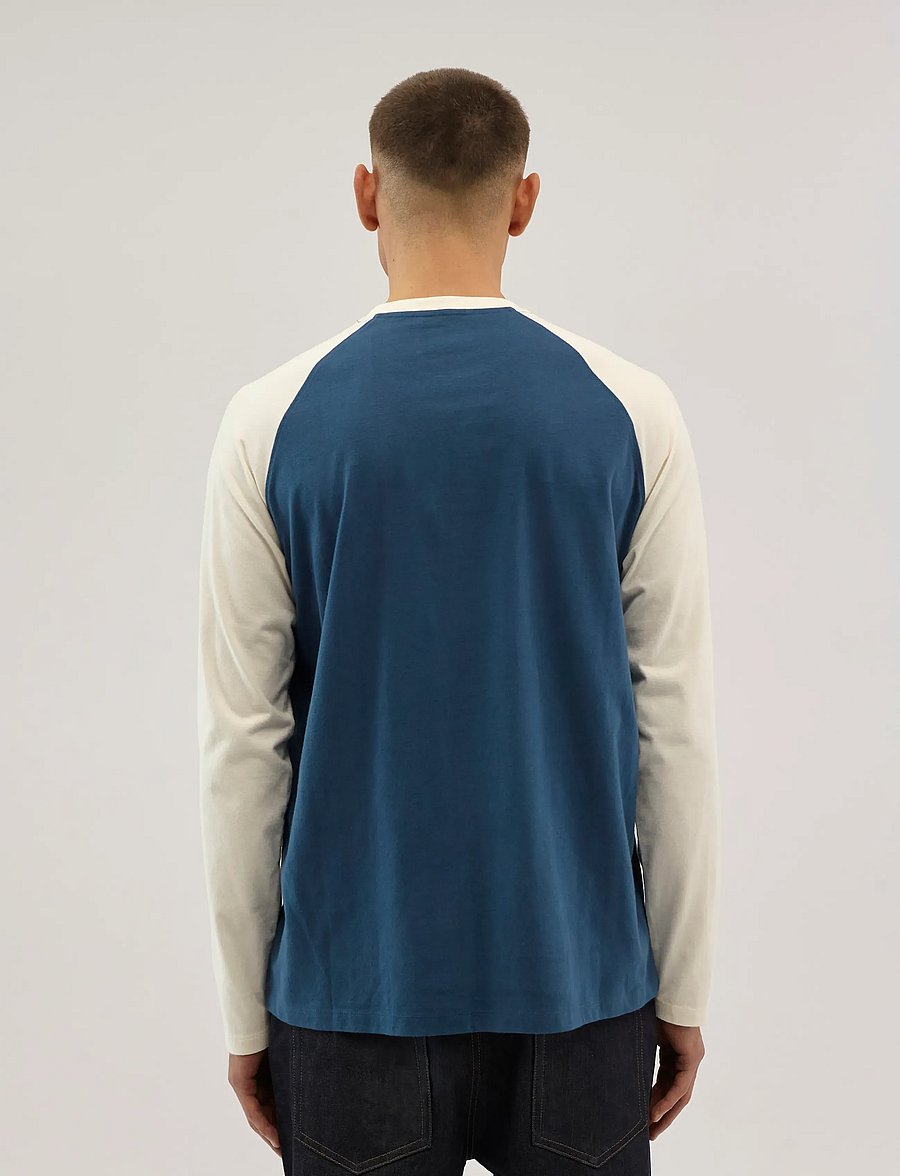 Everlast - Contrast Raglan Long Sleeve - långärmade t-shirts - key largo - 4