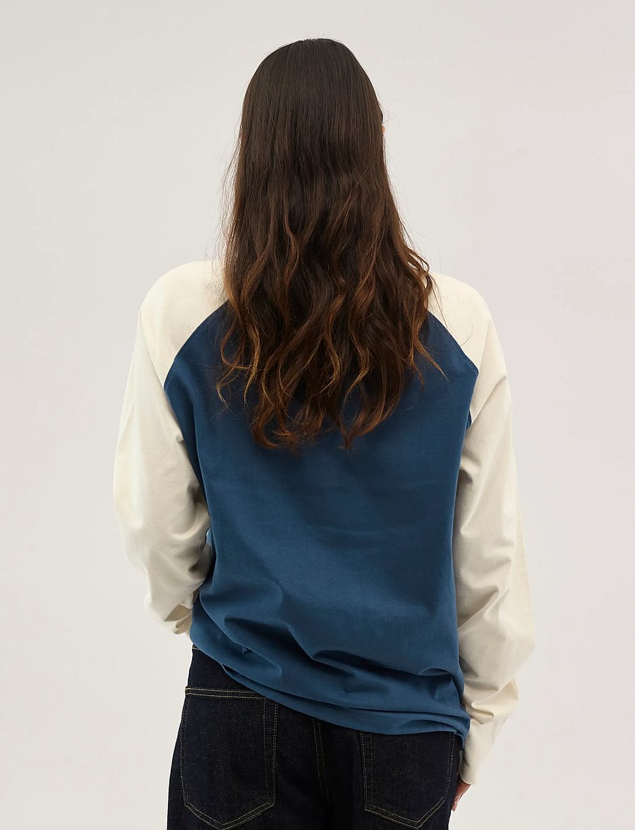 Everlast - Contrast Raglan Long Sleeve - långärmade t-shirts - key largo - 5