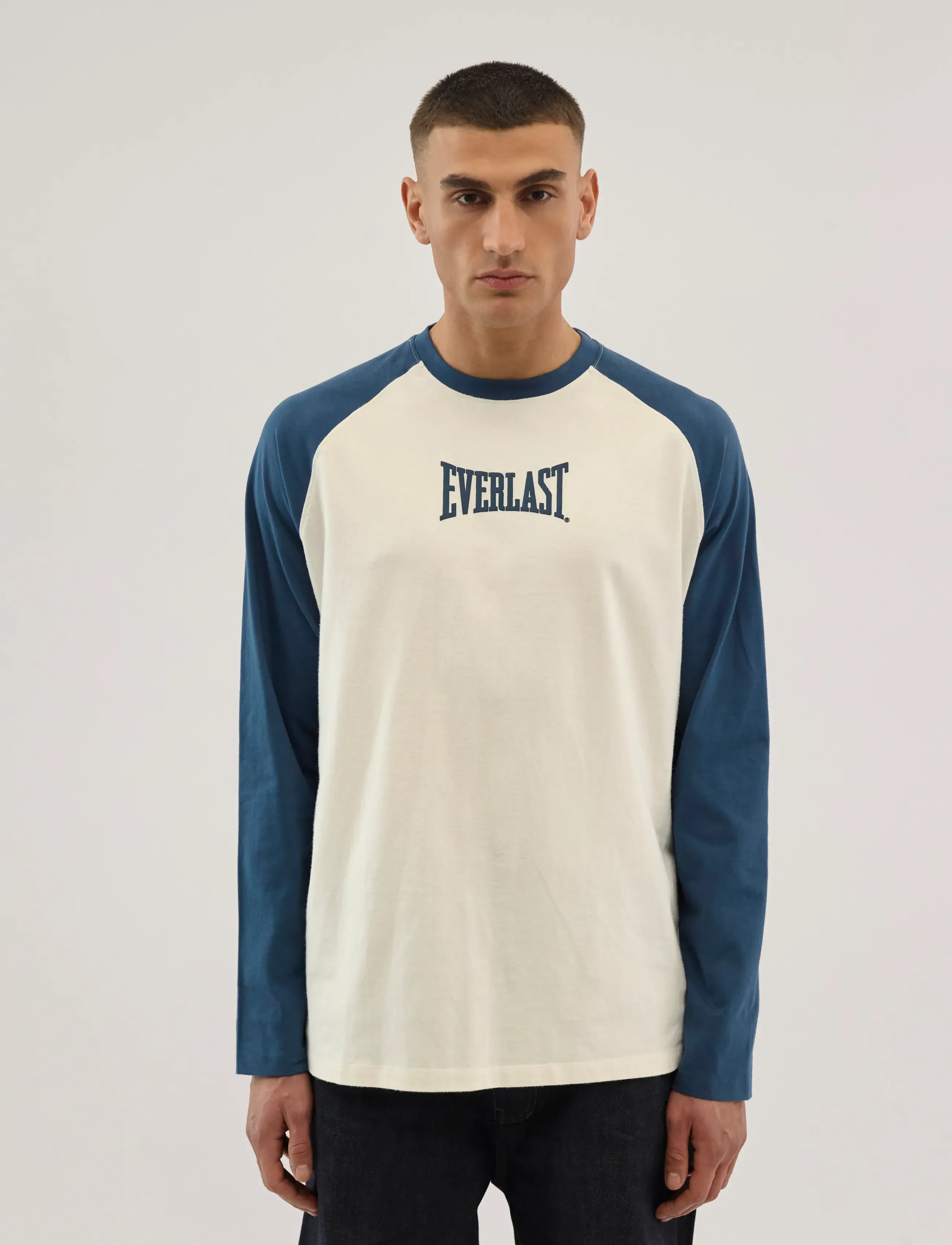 Everlast Contrast Raglan Long Sleeve - T-Shirts - MARSHMELLOW / cream