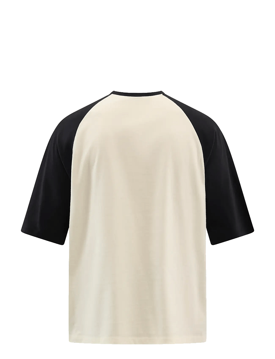 Everlast - Bronx Raglan Tee - kortärmade t-shirts - white/black - 1
