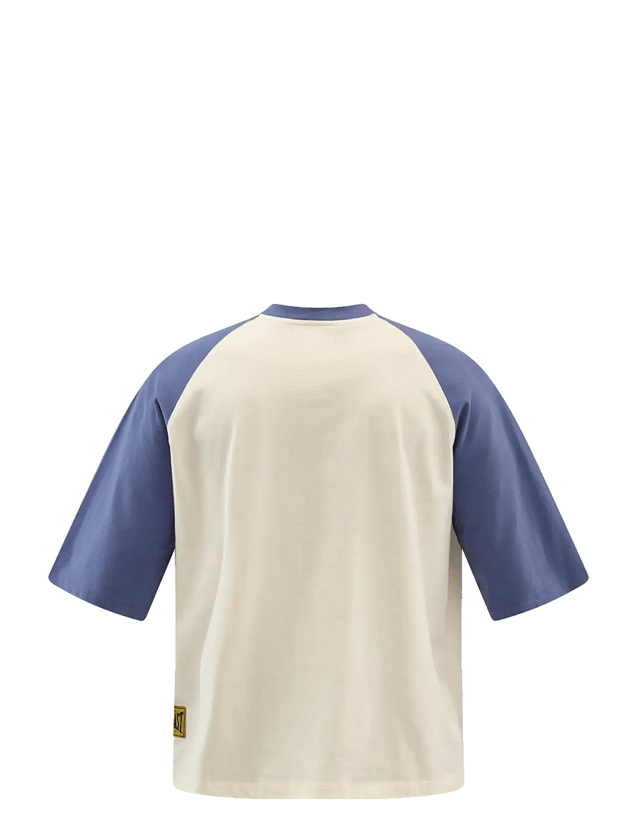 Everlast - Bronx Raglan Tee - kortärmade t-shirts - white/blue - 1