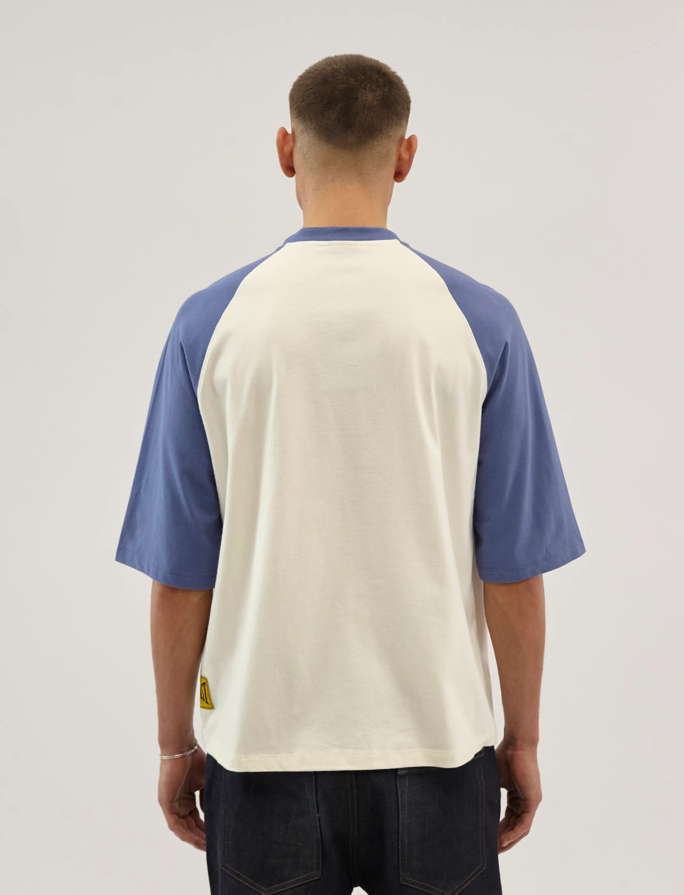 Everlast - Bronx Raglan Tee - kortærmede t-shirts - white/blue - 4