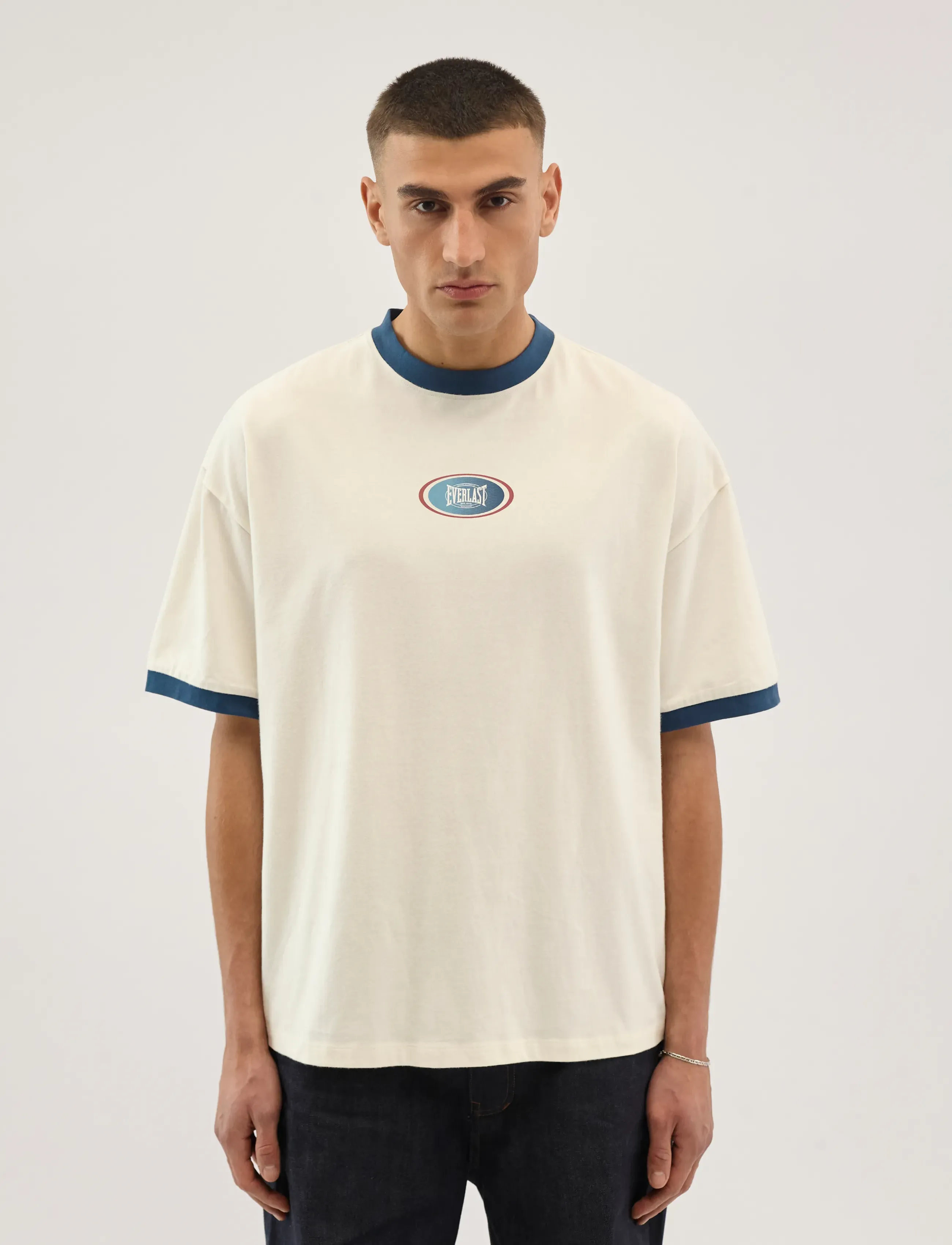 Everlast Contrast Tee - Sommer in der Stadt - MARSHMELLOW / cream