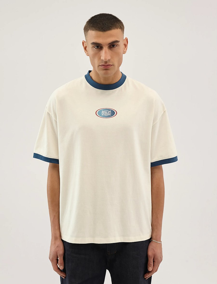 Everlast - Contrast Tee - marshmellow - 0