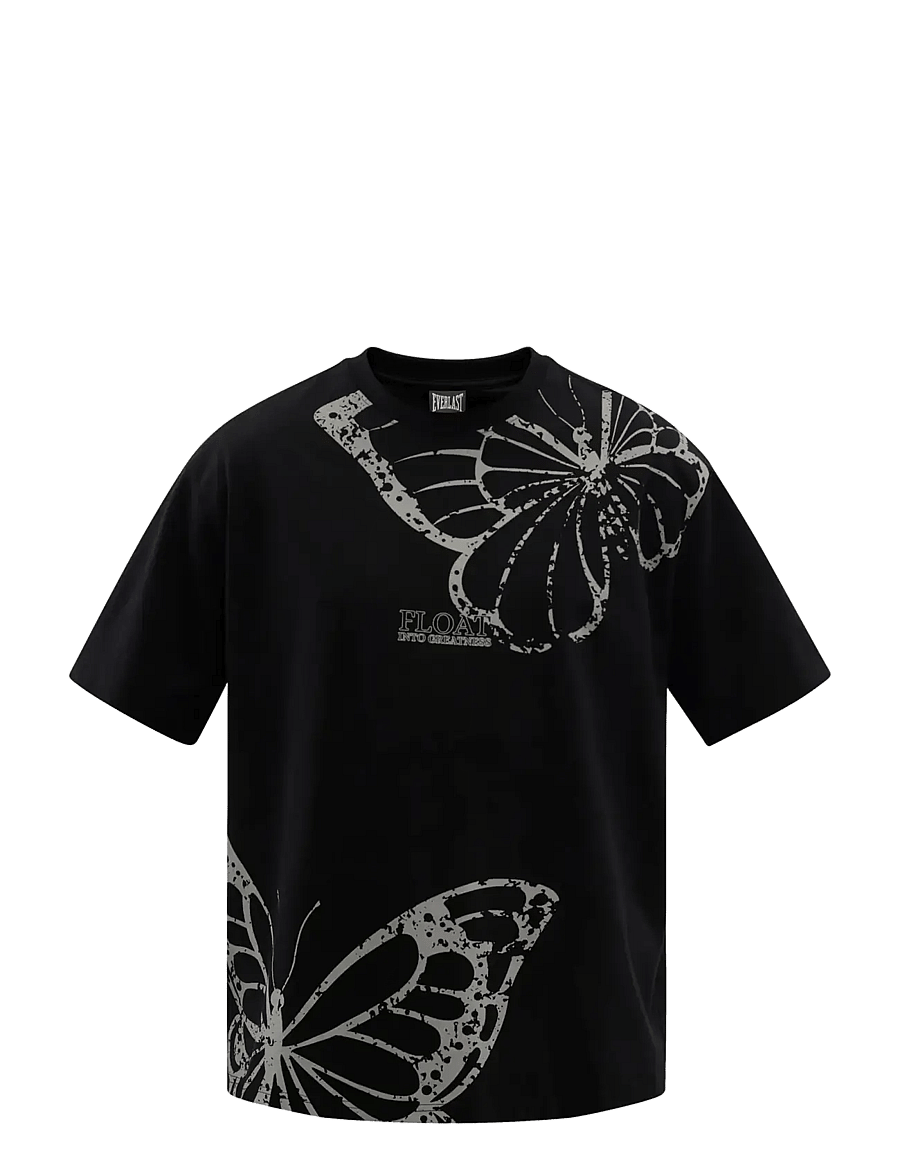 Everlast - Big Butterfly Tee - kortärmade t-shirts - black - 1