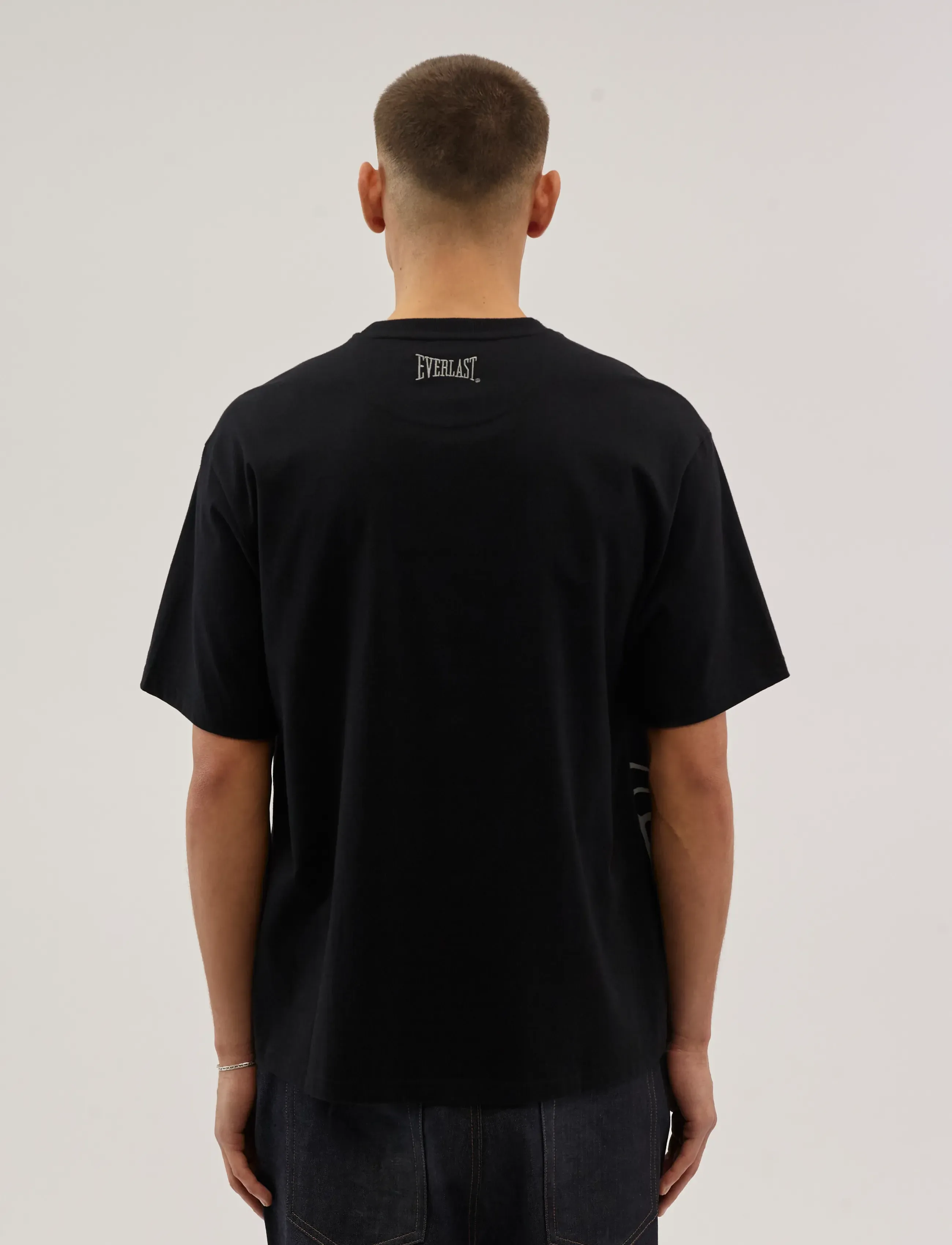 Everlast - Big Butterfly Tee - kortärmade t-shirts - black - 4