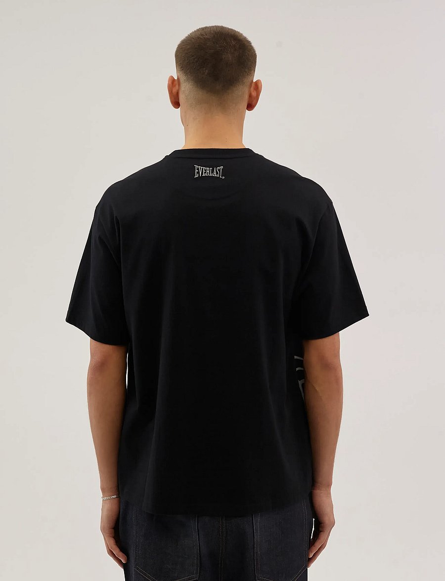 Everlast - Big Butterfly Tee - kortärmade t-shirts - black - 4