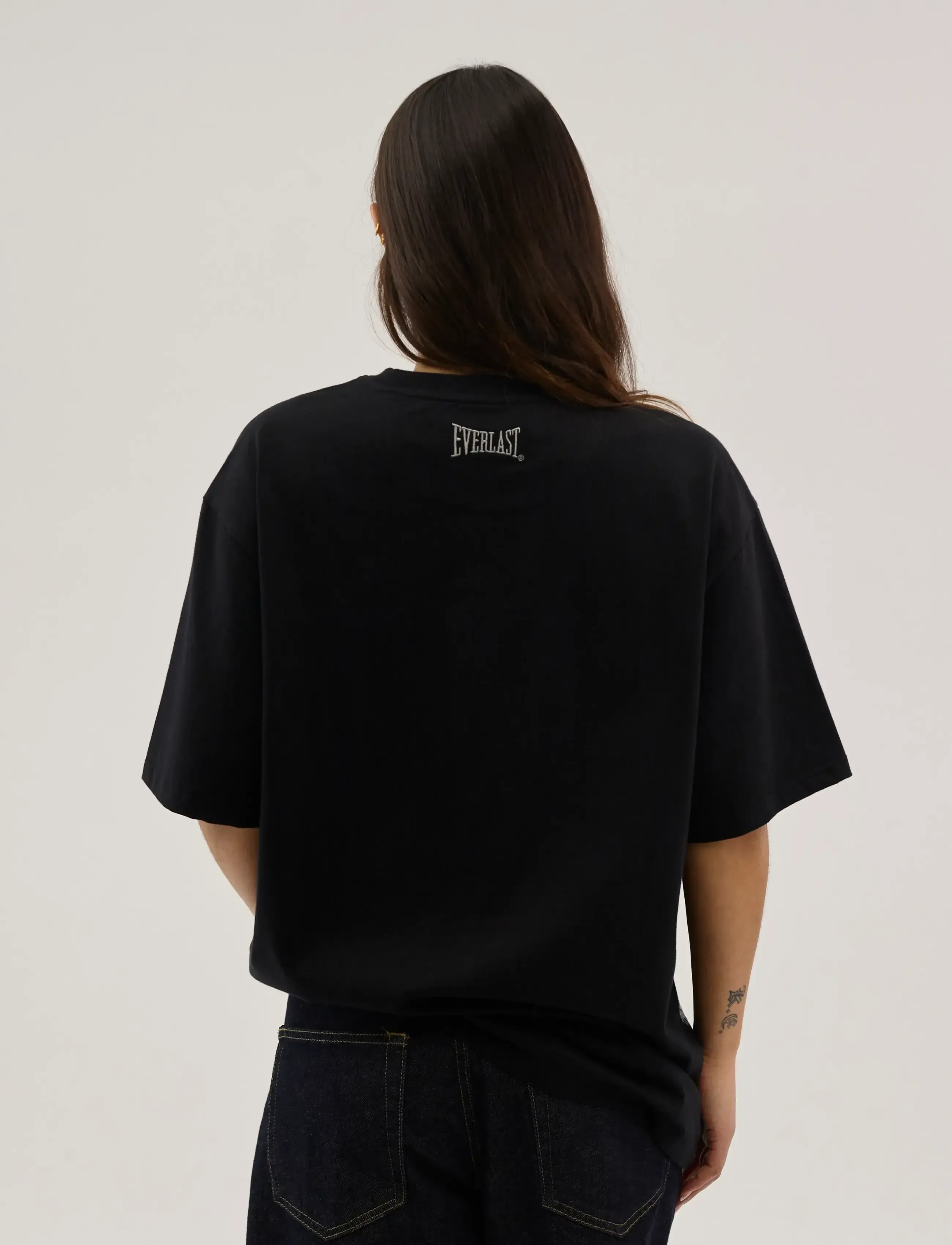 Everlast - Big Butterfly Tee - kortärmade t-shirts - black - 5