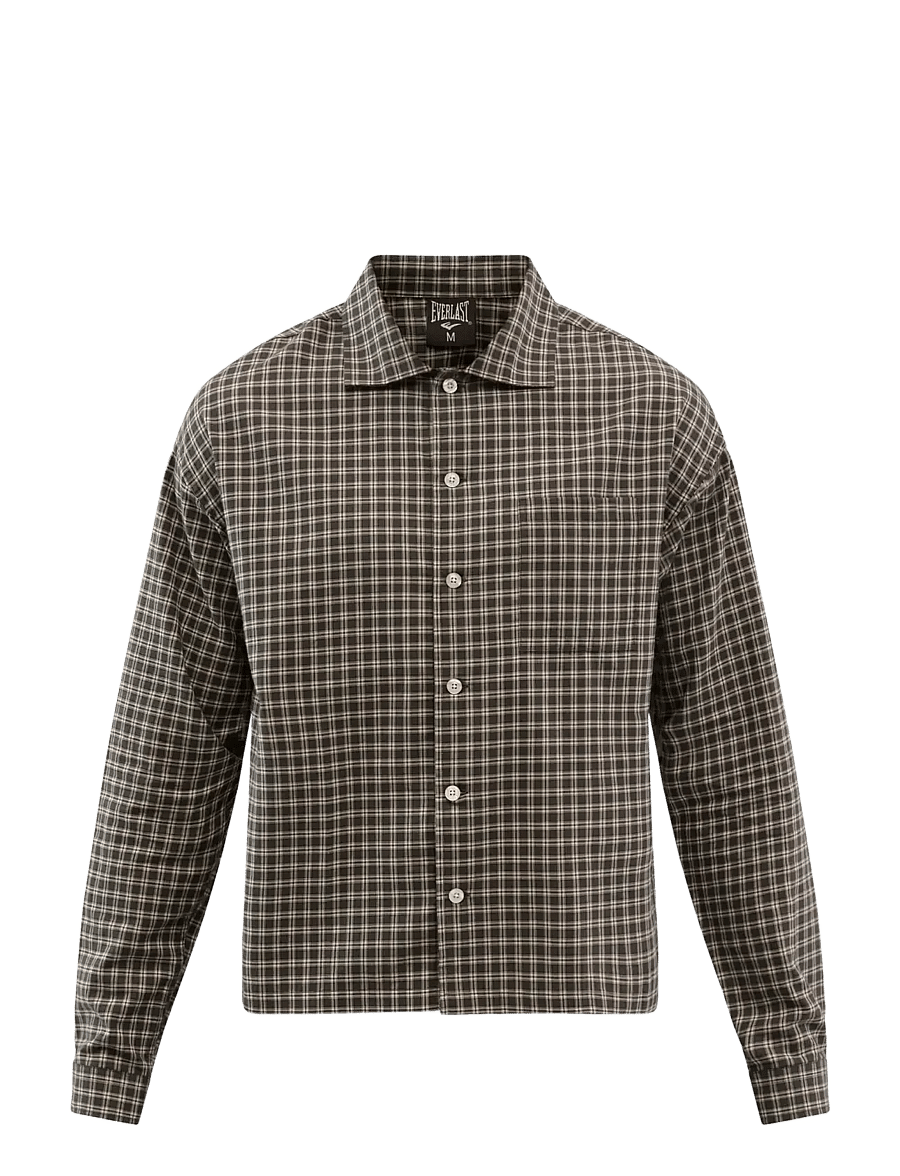 Everlast - Long Sleeve Checked Shirt - smoke blue - 1