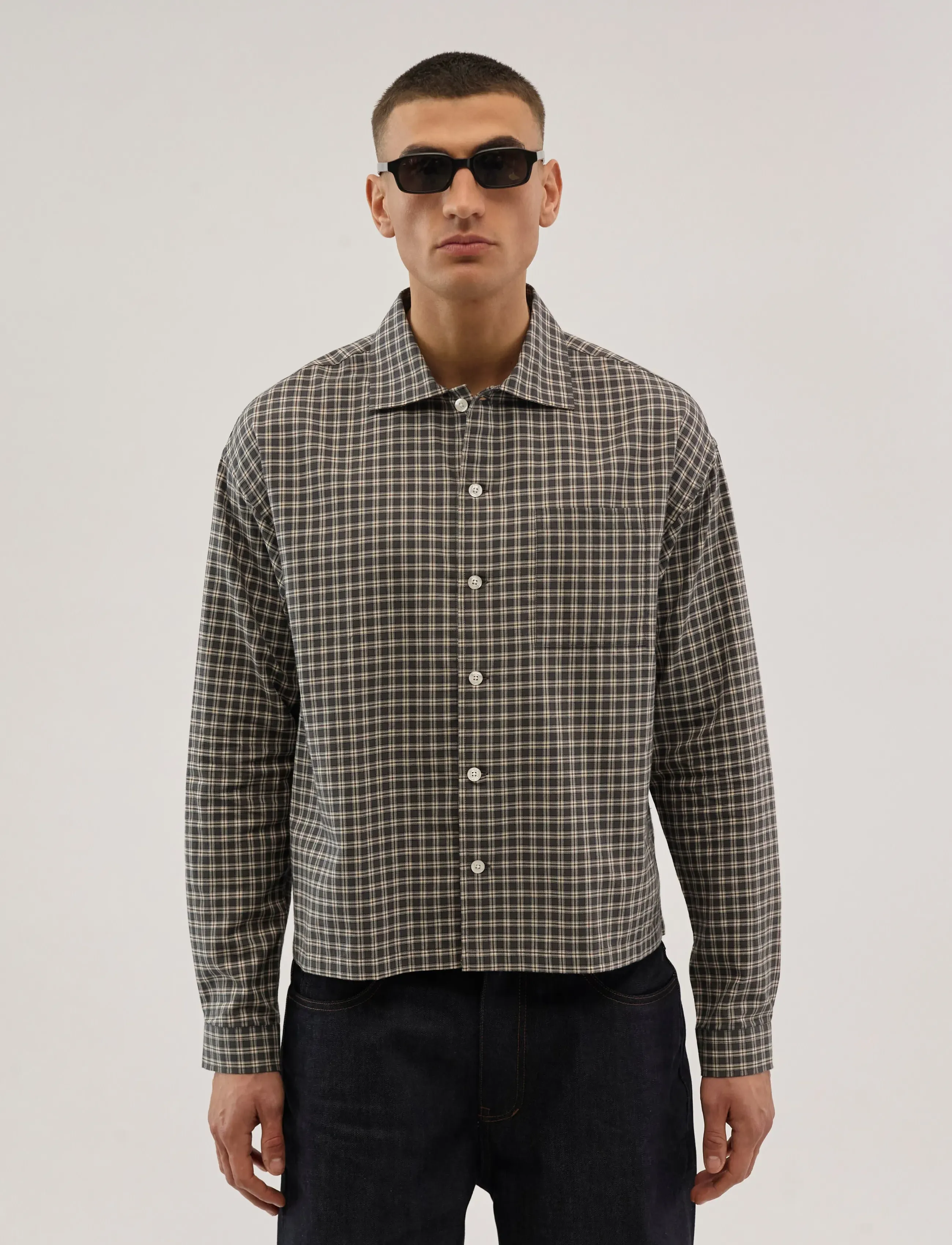Everlast - Long Sleeve Checked Shirt - smoke blue - 0
