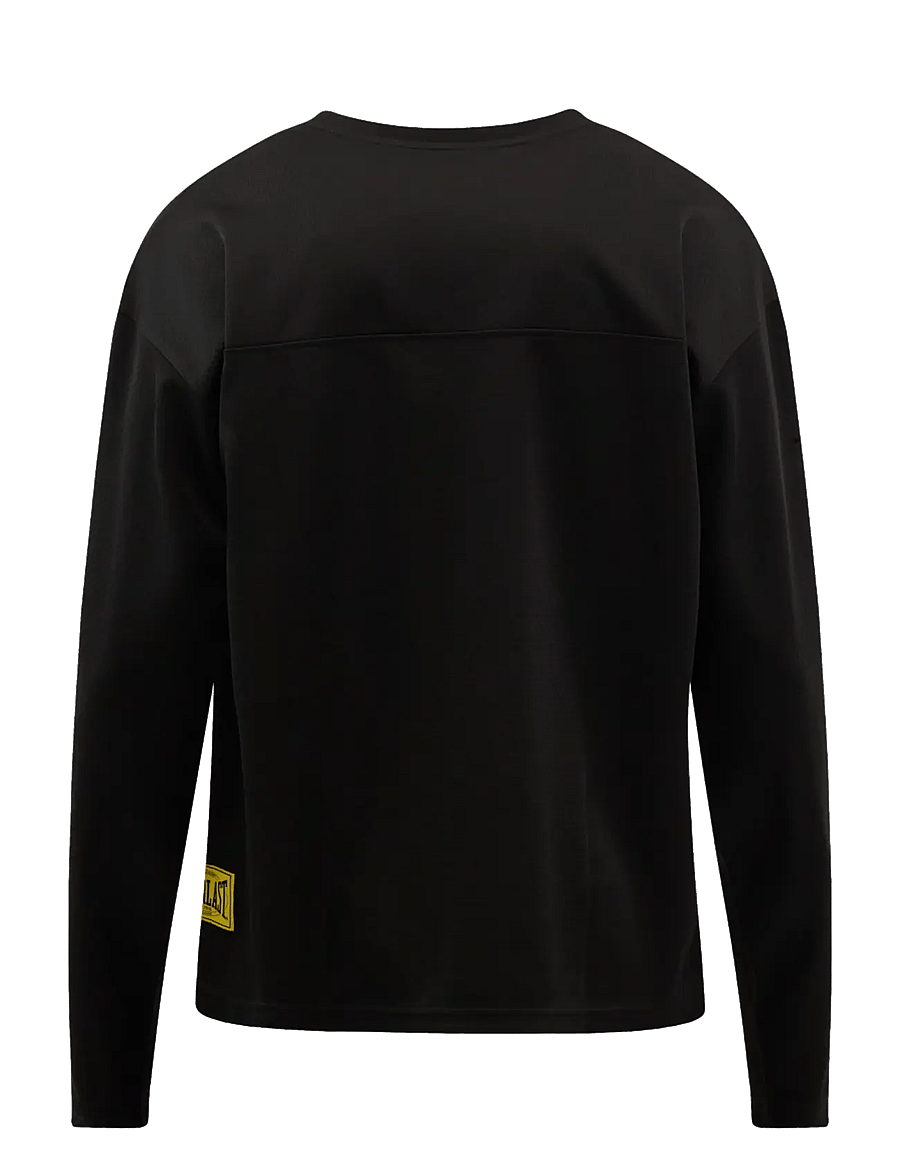Everlast - Court Mesh Jersey Long Sleeve - långärmade t-shirts - black beauty - 1