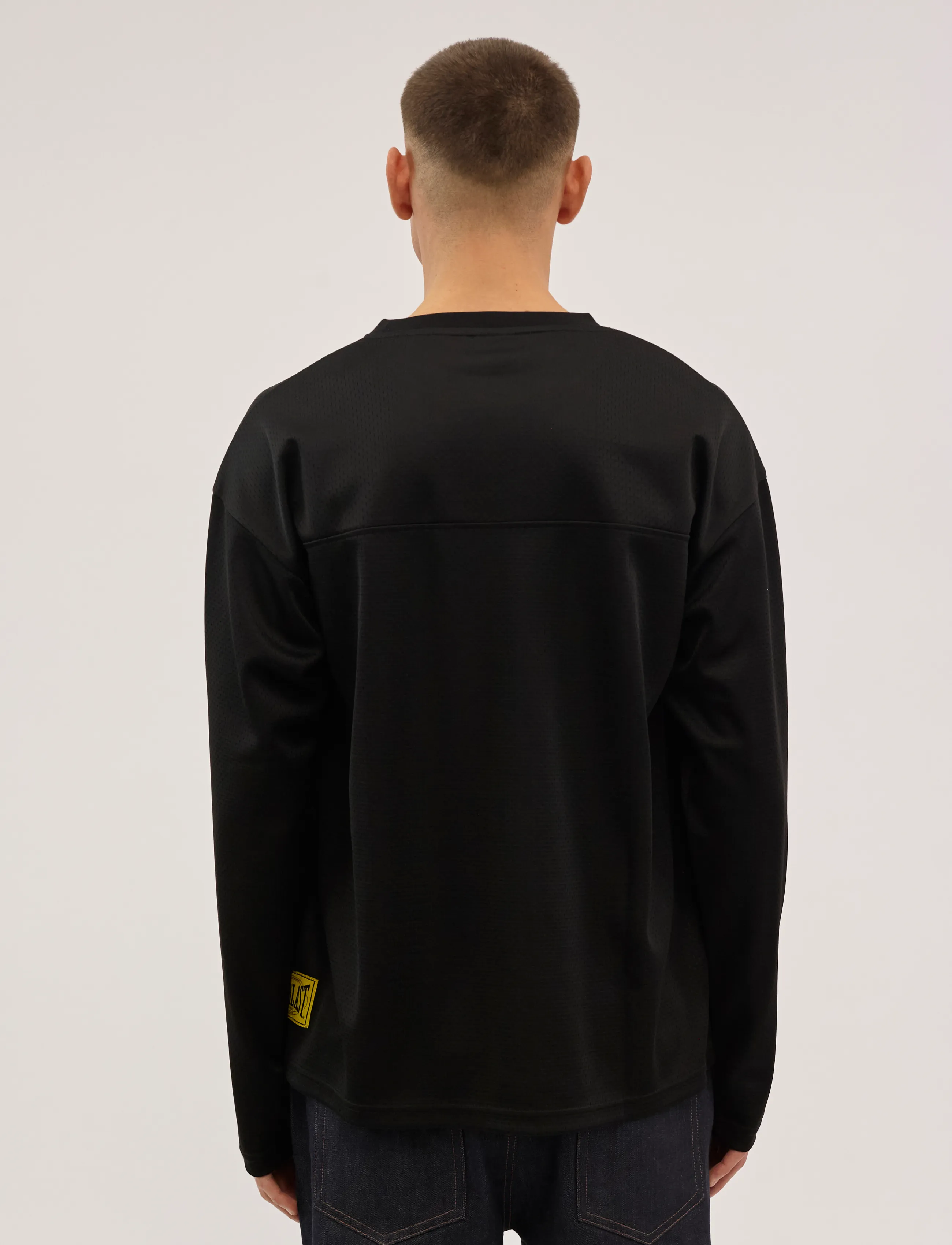 Everlast - Court Mesh Jersey Long Sleeve - langærmede t-shirts - black beauty - 4