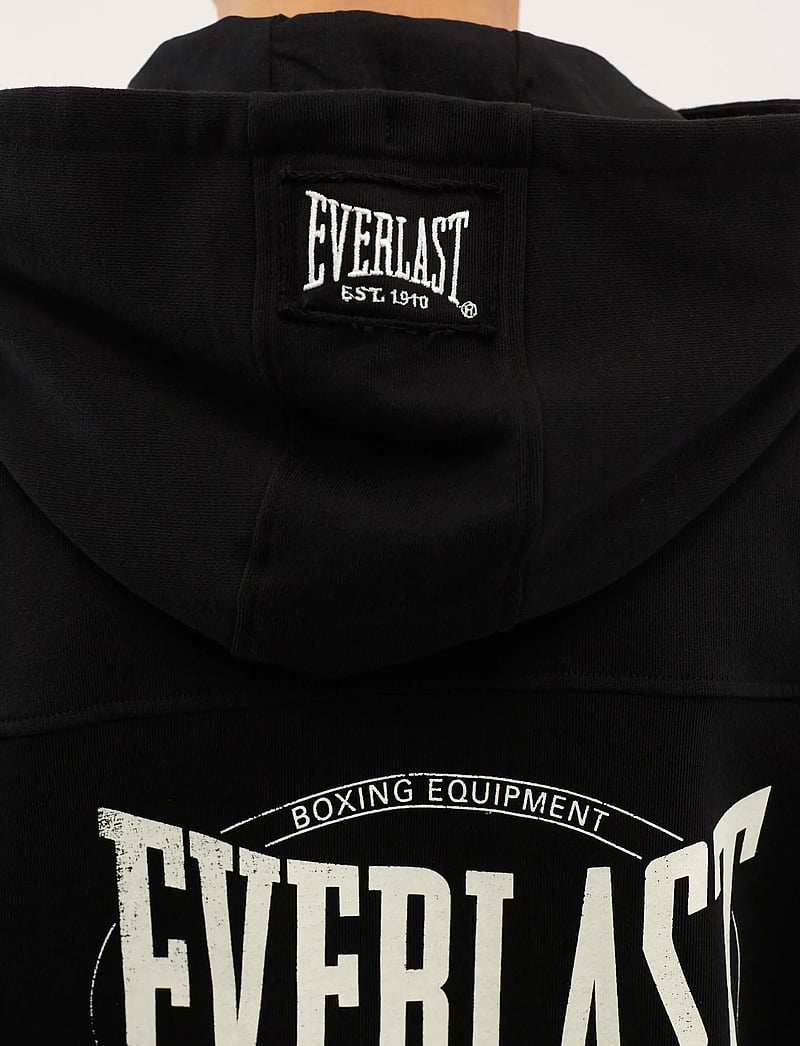 Everlast - EVERLAST OVERSIZED SWEAT HOODIE - hættetrøjer - black beauty - 5