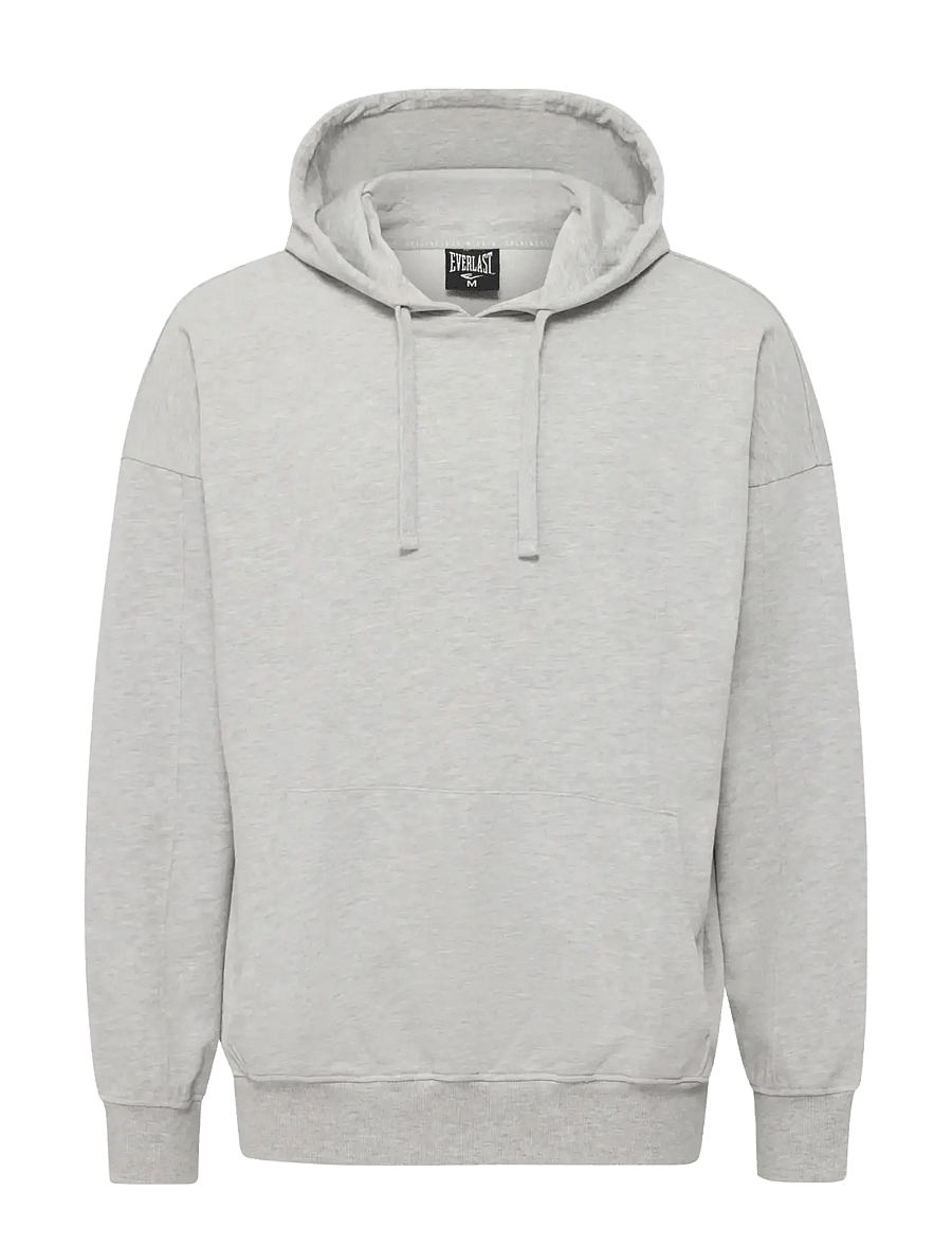 Everlast - EVERLAST OVERSIZED SWEAT HOODIE - hupparit - light grey melange - 1