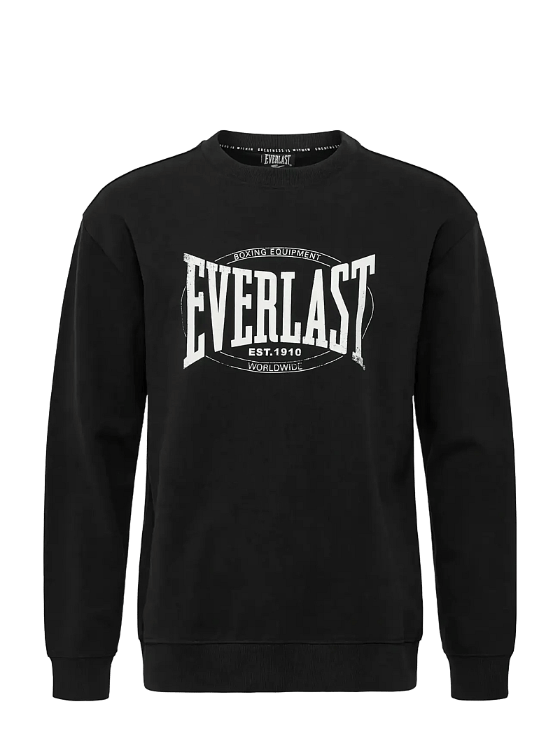 Everlast - EVERLAST LOGO CREW SWEAT - vacation essentials - black beauty - 1