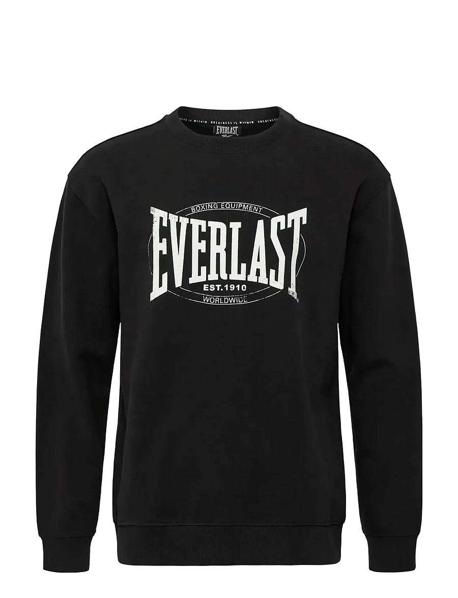 Everlast - EVERLAST LOGO CREW SWEAT - vacation essentials - black beauty - 1