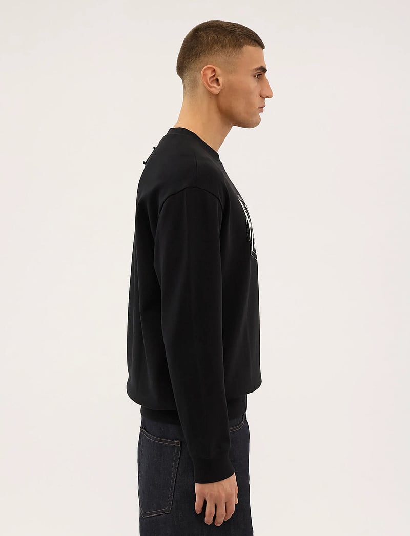 Everlast - EVERLAST LOGO CREW SWEAT - vacation essentials - black beauty - 3