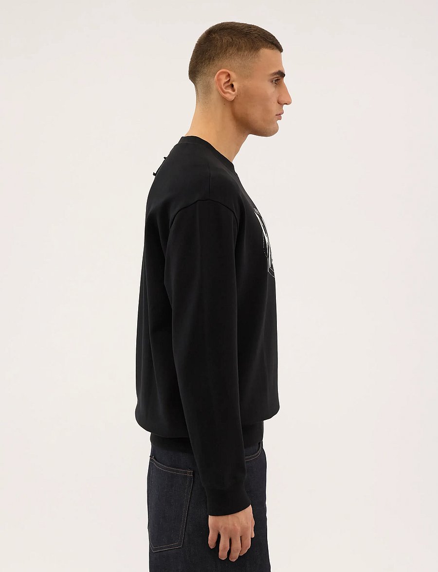 Everlast - EVERLAST LOGO CREW SWEAT - vacation essentials - black beauty - 3