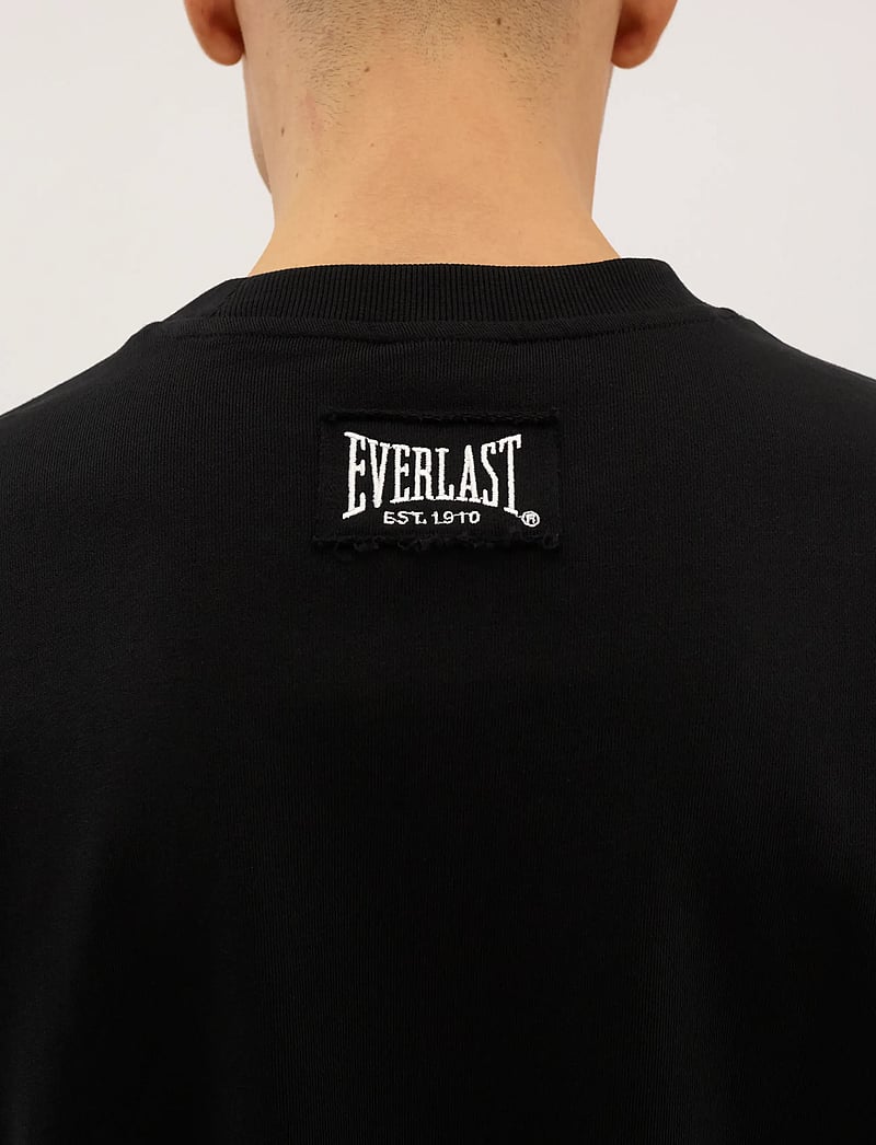 Everlast - EVERLAST LOGO CREW SWEAT - vacation essentials - black beauty - 5