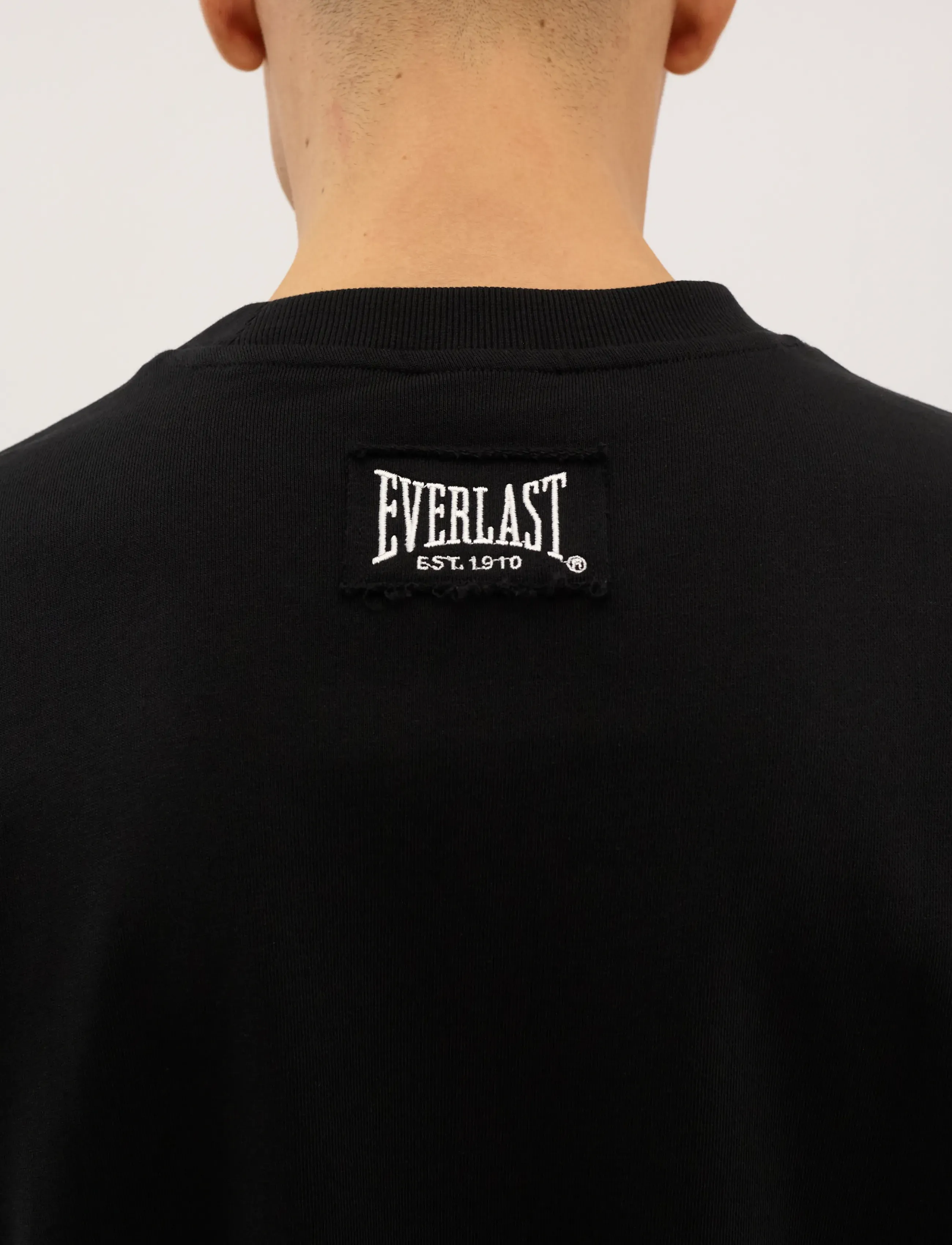 Everlast - EVERLAST LOGO CREW SWEAT - laveste priser - black beauty - 5
