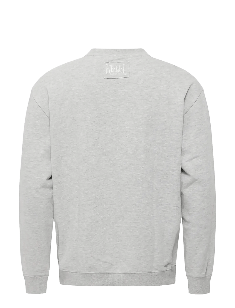 Everlast - EVERLAST LOGO CREW SWEAT - vacation essentials - light grey melange - 2