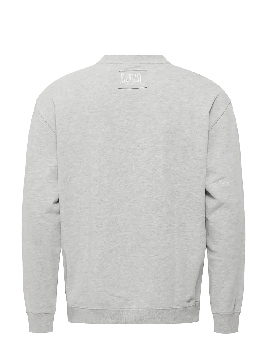 Everlast - EVERLAST LOGO CREW SWEAT - vacation essentials - light grey melange - 2
