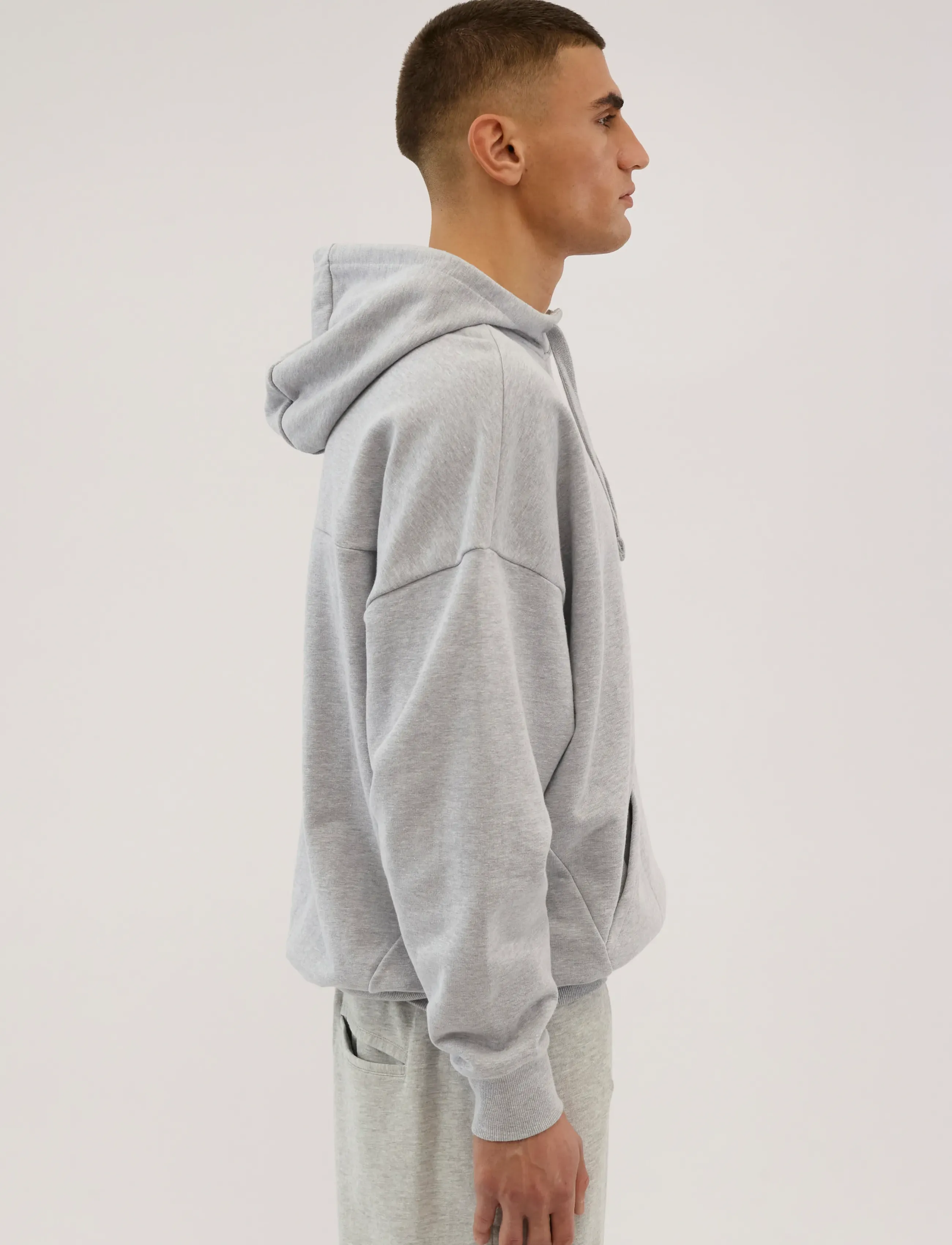 Everlast - EVERLAST SWEAT HOODIE - kapuzenpullover - light grey melange - 3