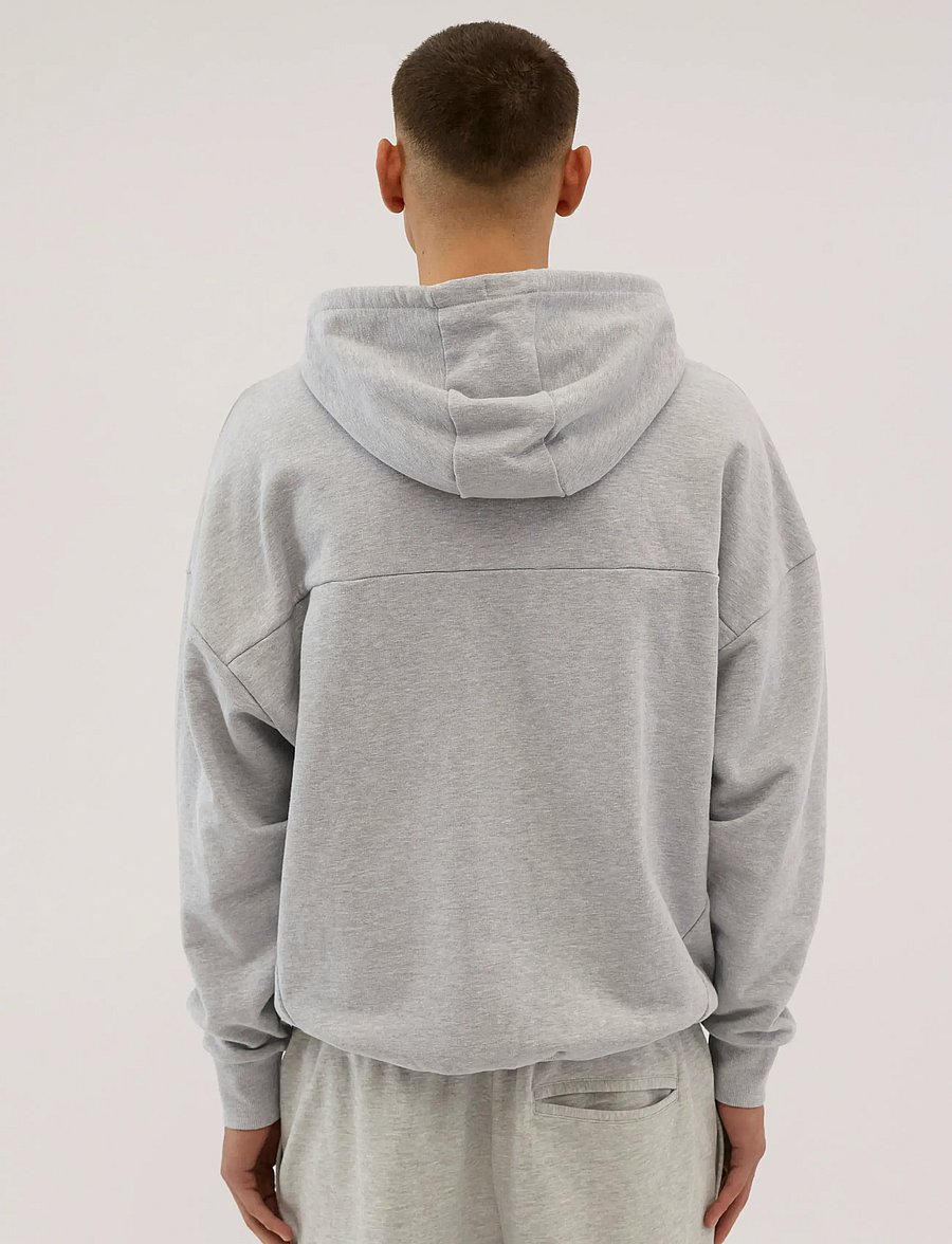 Everlast - EVERLAST SWEAT HOODIE - kapuzenpullover - light grey melange - 4
