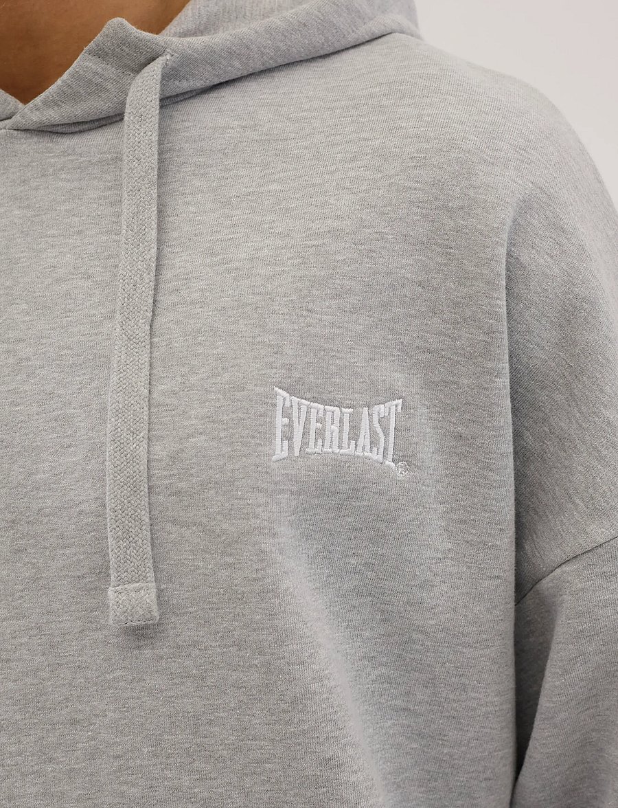 Everlast - EVERLAST SWEAT HOODIE - kapuzenpullover - light grey melange - 5