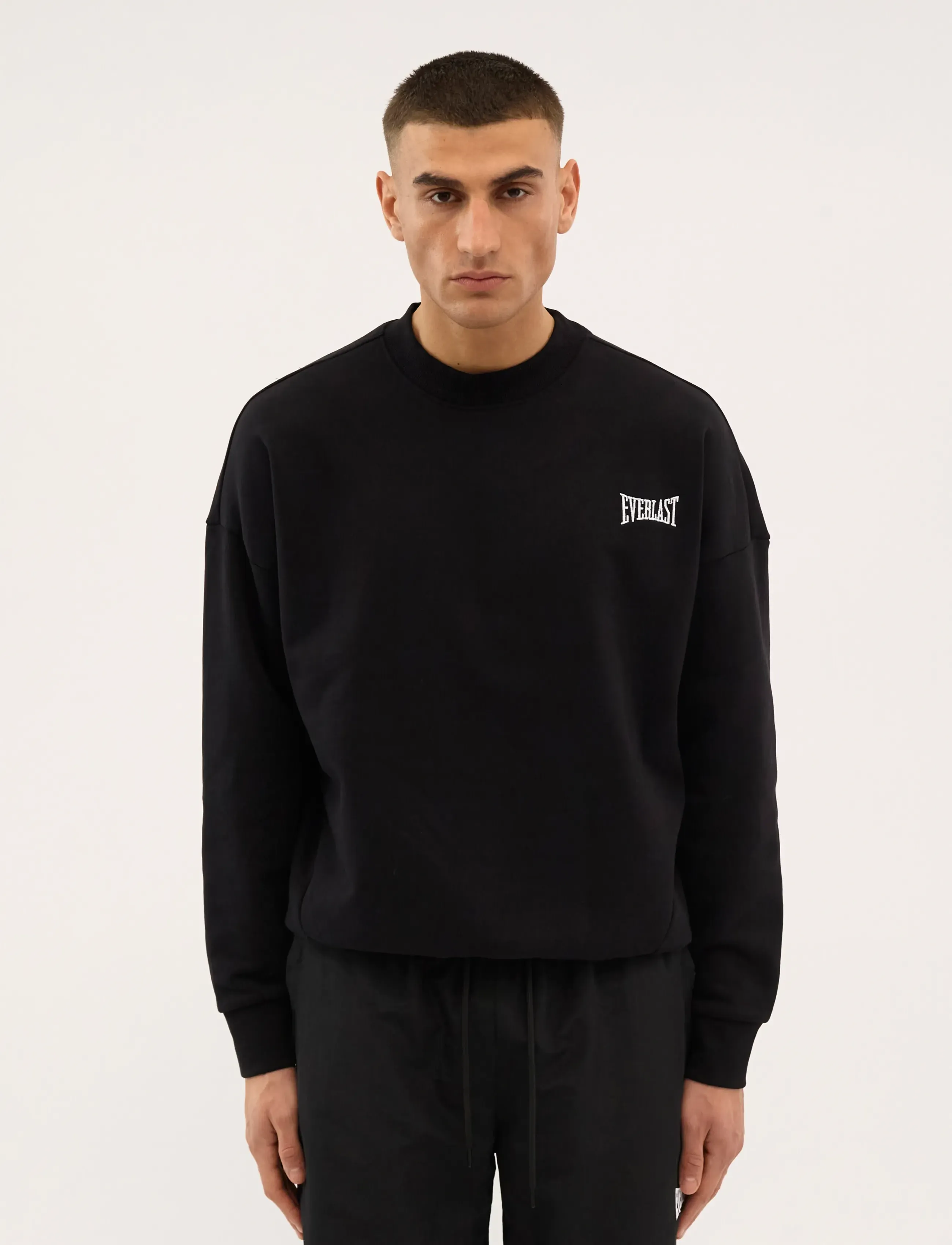 Everlast EVERLAST CREW SWEAT - Tøj - BLACK / black