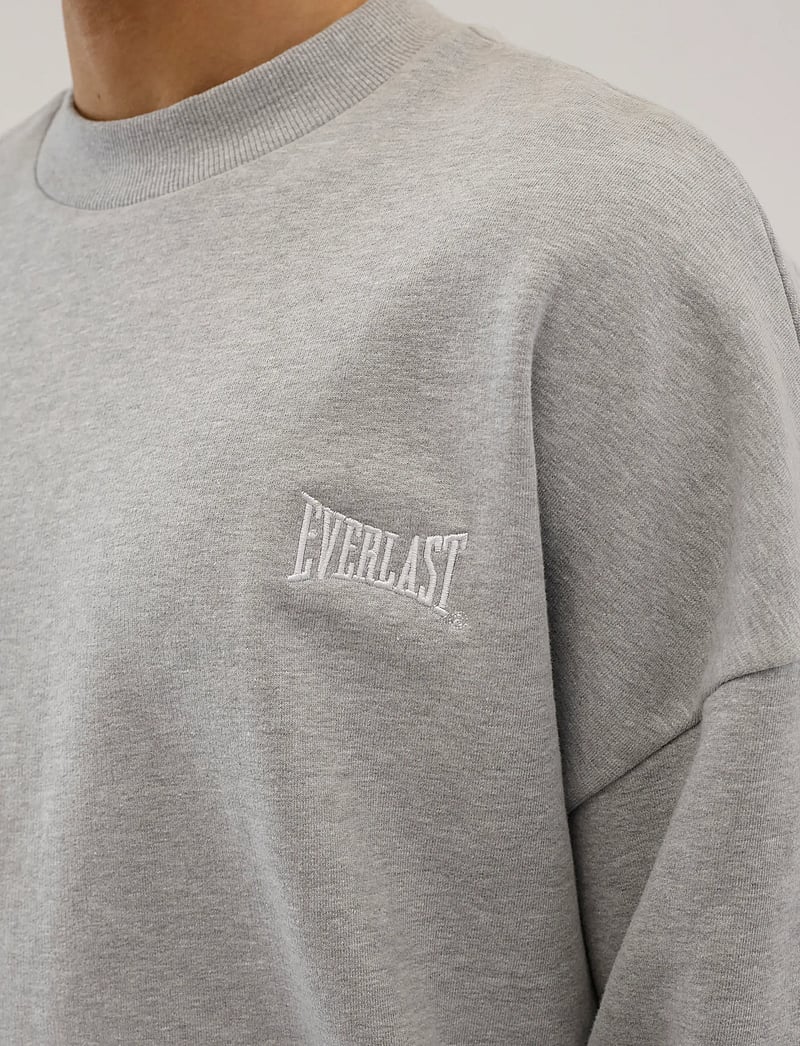 Everlast - EVERLAST CREW SWEAT - feriefavoritter - light grey melange - 5