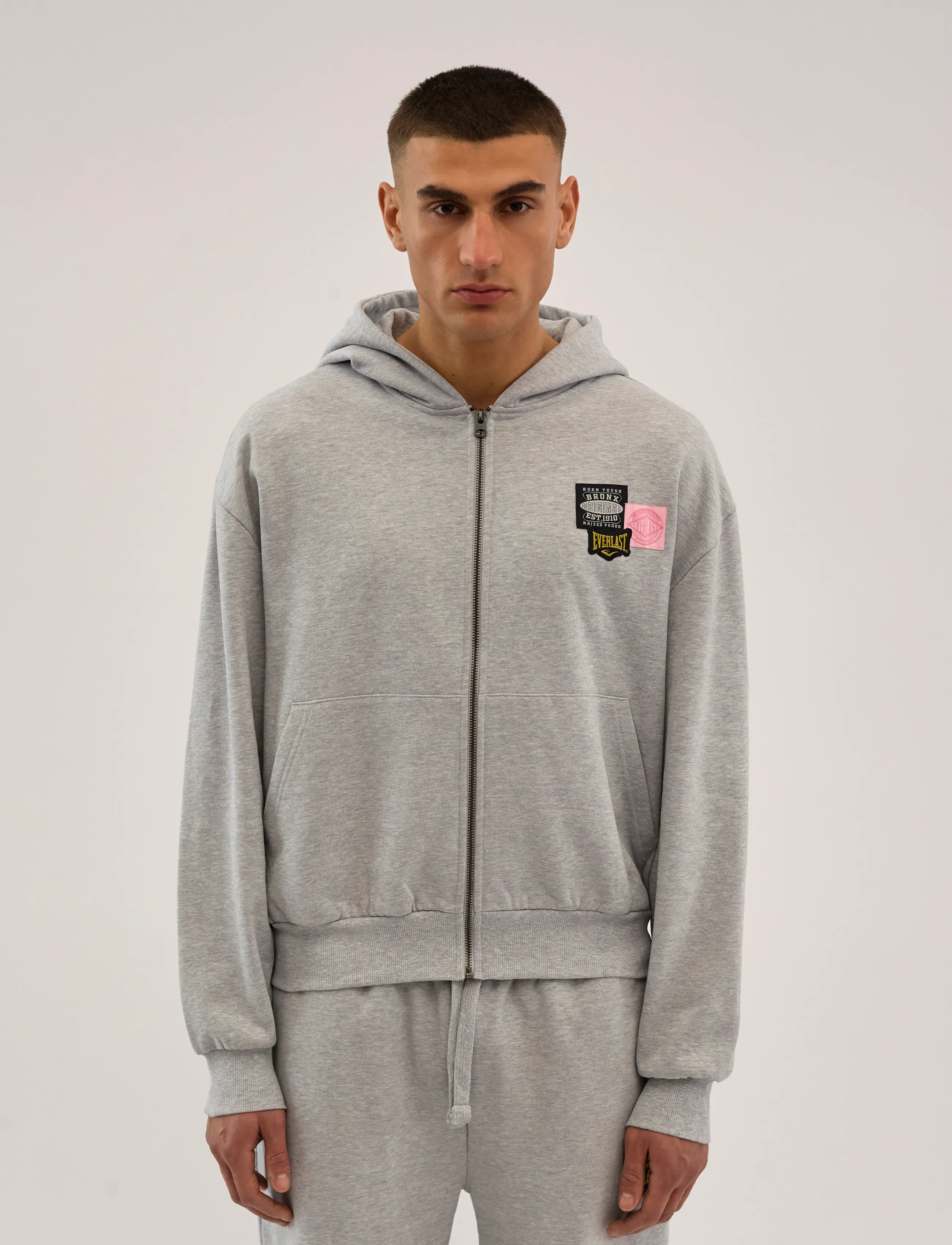 Everlast Bronx Original Hoodie - Everlast - LIGHT GREY MELANGE / grey