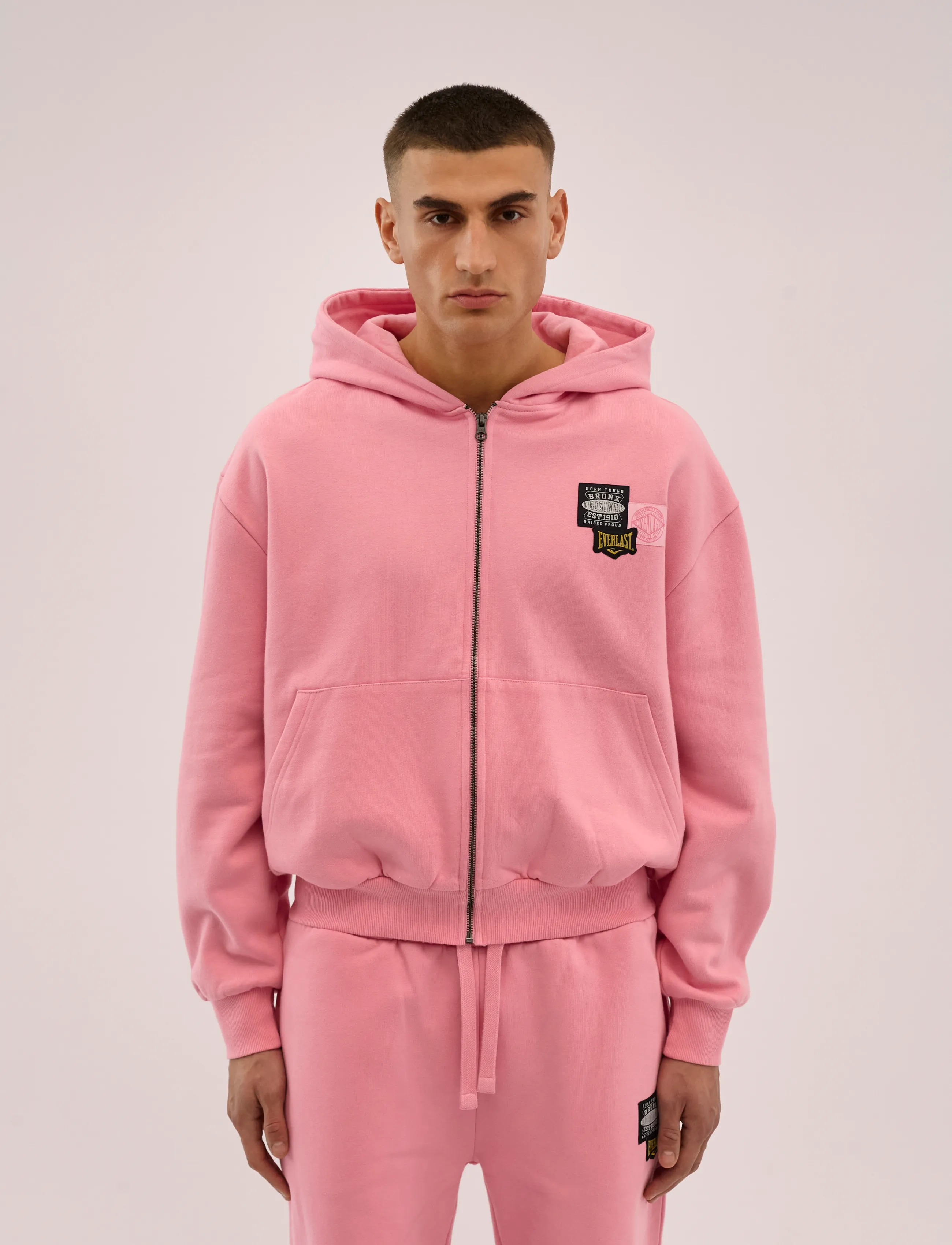 Everlast Bronx Original Hoodie - Efterårsjakker - PINK / pink/rose