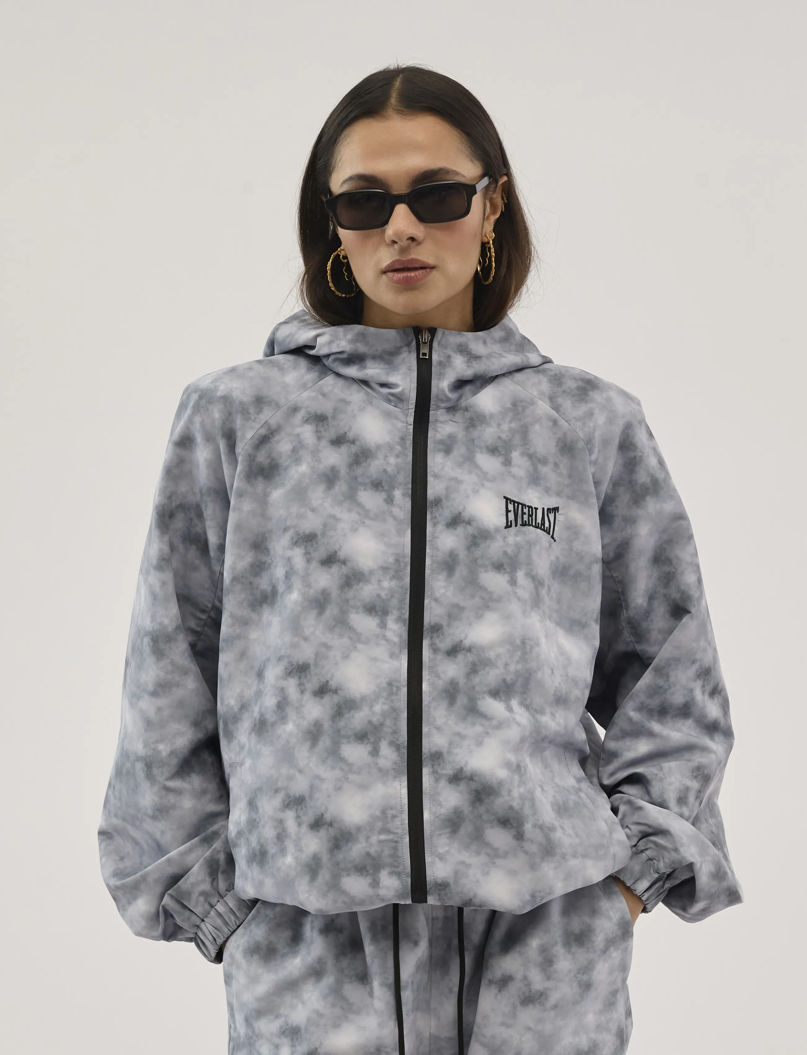 Everlast - Dark Sky Tracktop - höstjackor - grey - 3