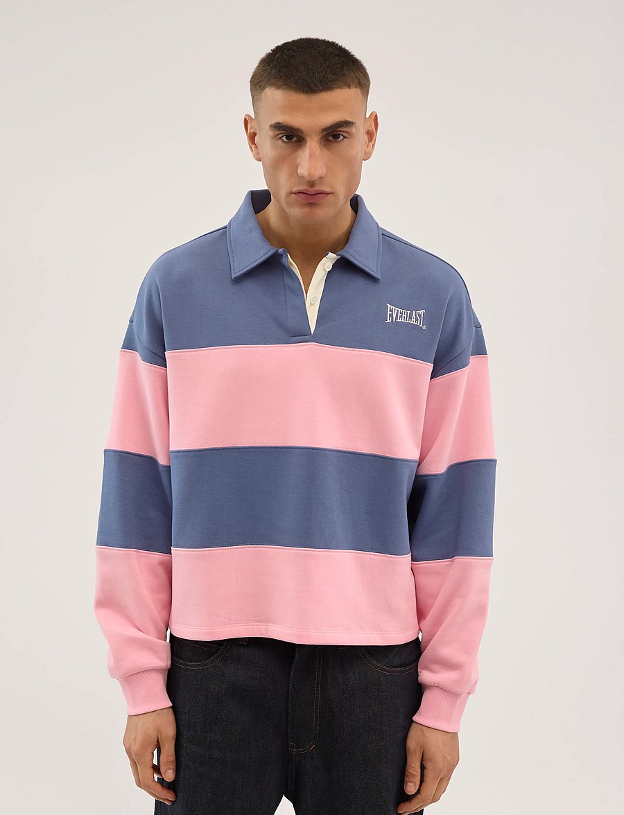 Everlast - Uptown Rugby Polo - långärmade toppar - pink - 0