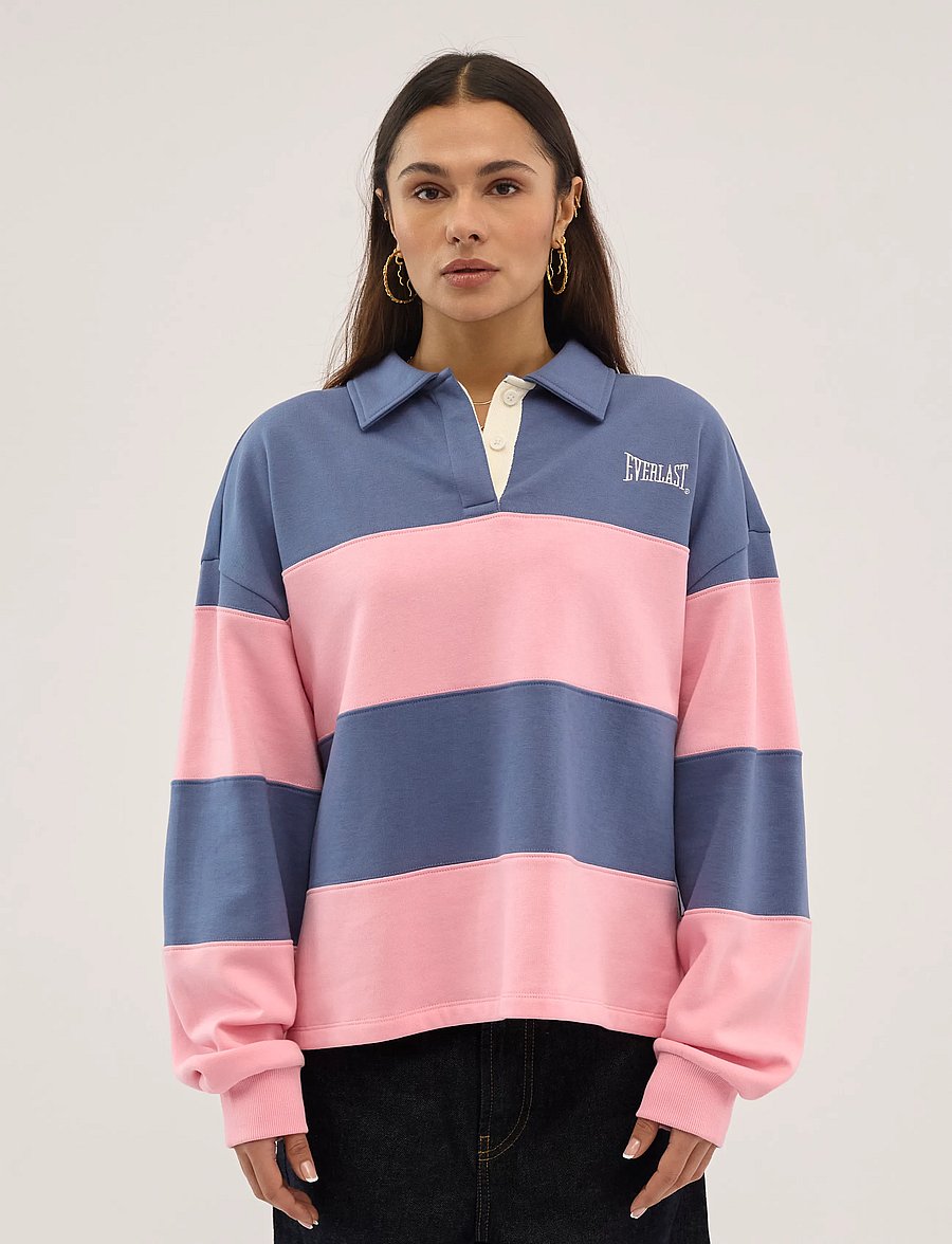Everlast - Uptown Rugby Polo - långärmade toppar - pink - 3
