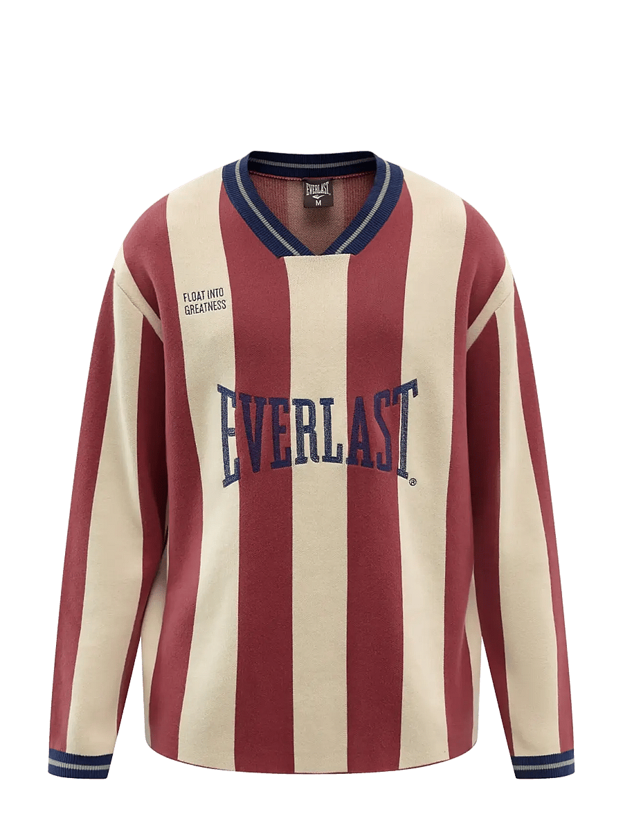 Everlast - Heritage Striped Jersey - v-ringat - cowhide - 1