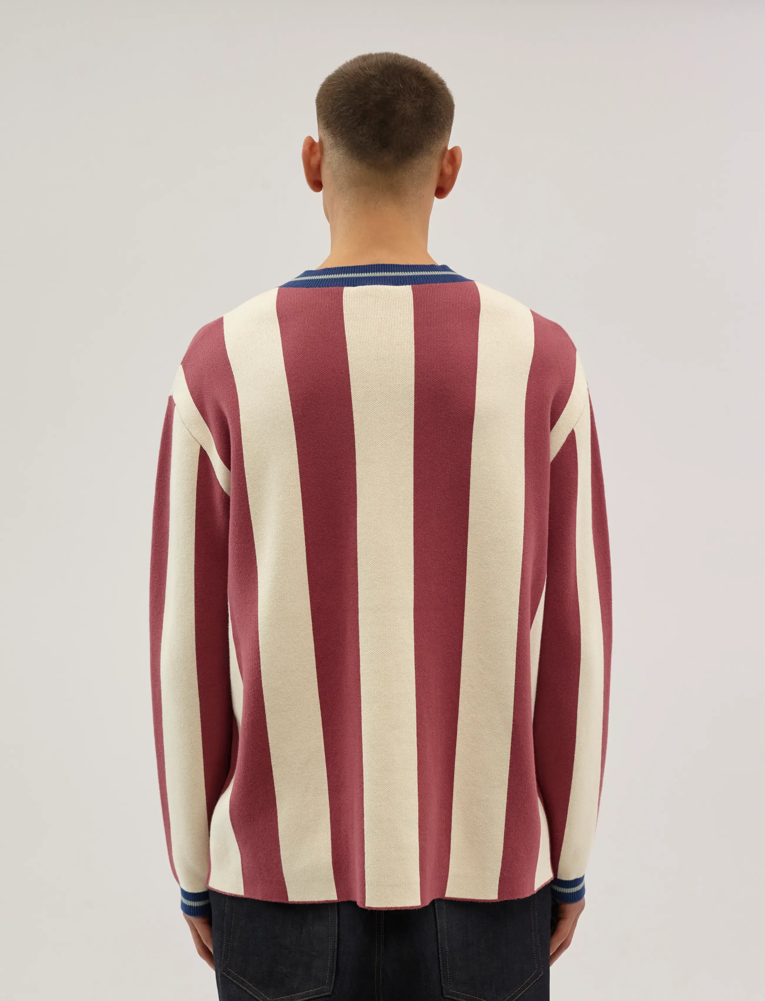 Everlast - Heritage Striped Jersey - v-ringat - cowhide - 4