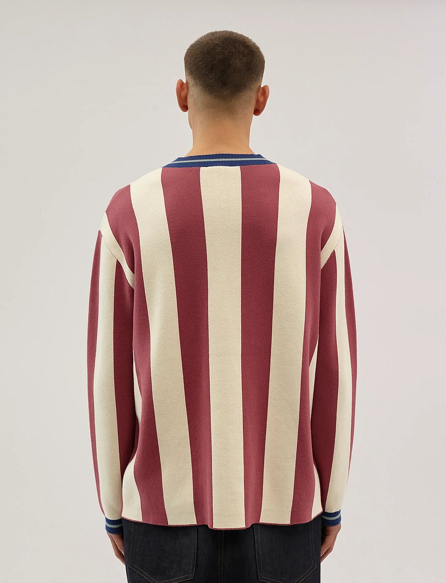 Everlast - Heritage Striped Jersey - v-ringat - cowhide - 4