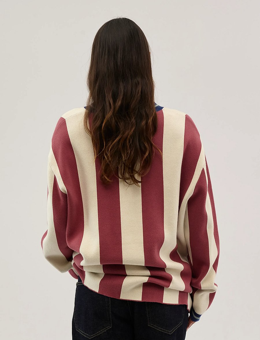 Everlast - Heritage Striped Jersey - v-ringat - cowhide - 5