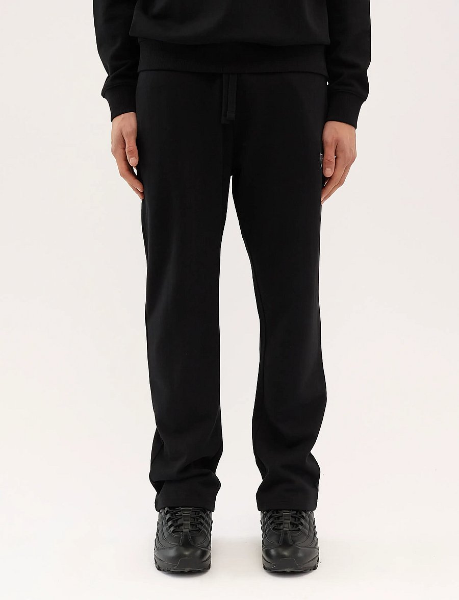 Everlast - EVERLAST STRAIGHT BAGGY FIT SWEAT PANTS - bukser - black beauty - 0