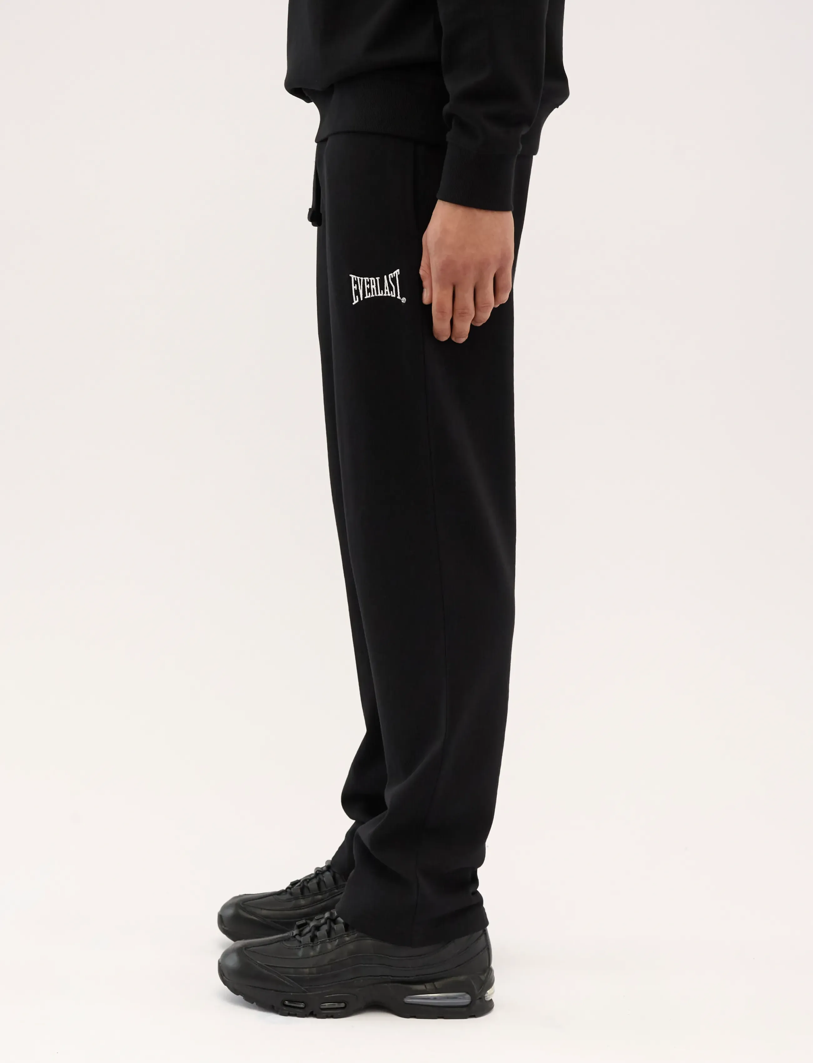 Everlast - EVERLAST STRAIGHT BAGGY FIT SWEAT PANTS - bukser - black beauty - 3