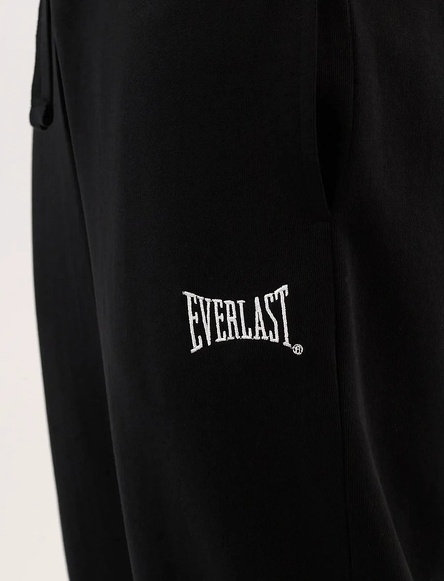 Everlast - EVERLAST STRAIGHT BAGGY FIT SWEAT PANTS - bukser - black beauty - 5
