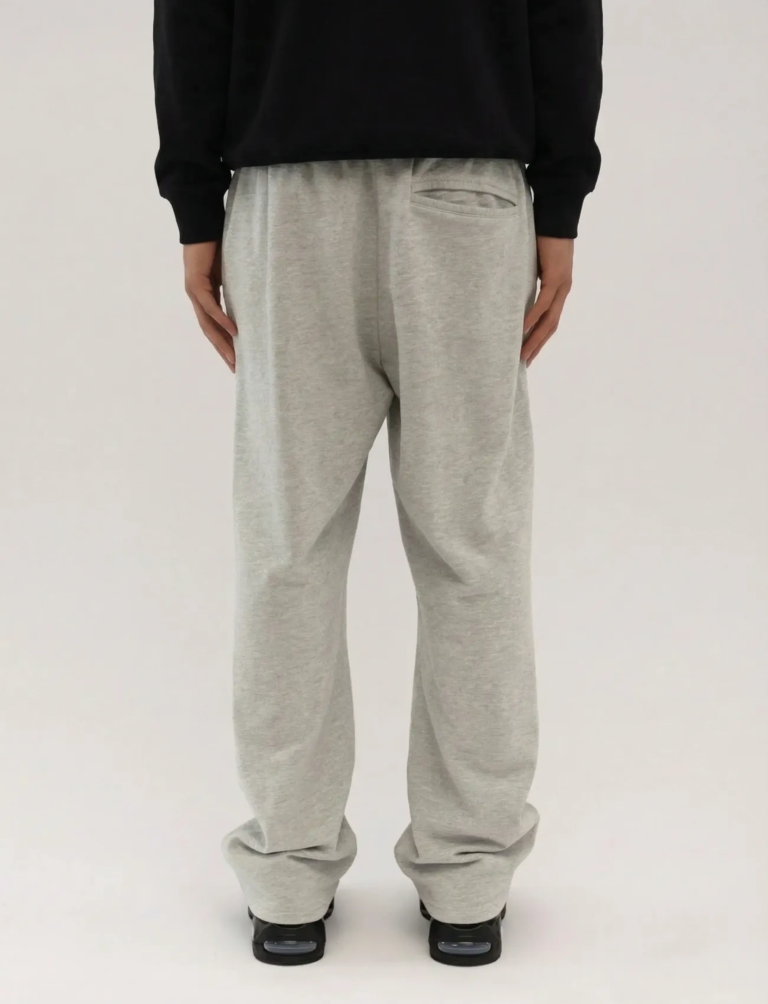 Everlast - EVERLAST STRAIGHT BAGGY FIT SWEAT PANTS - bukser - light grey melange - 3