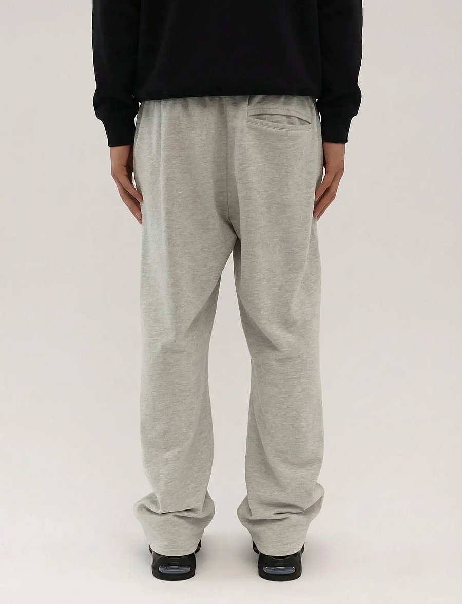 Everlast - EVERLAST STRAIGHT BAGGY FIT SWEAT PANTS - bukser - light grey melange - 3